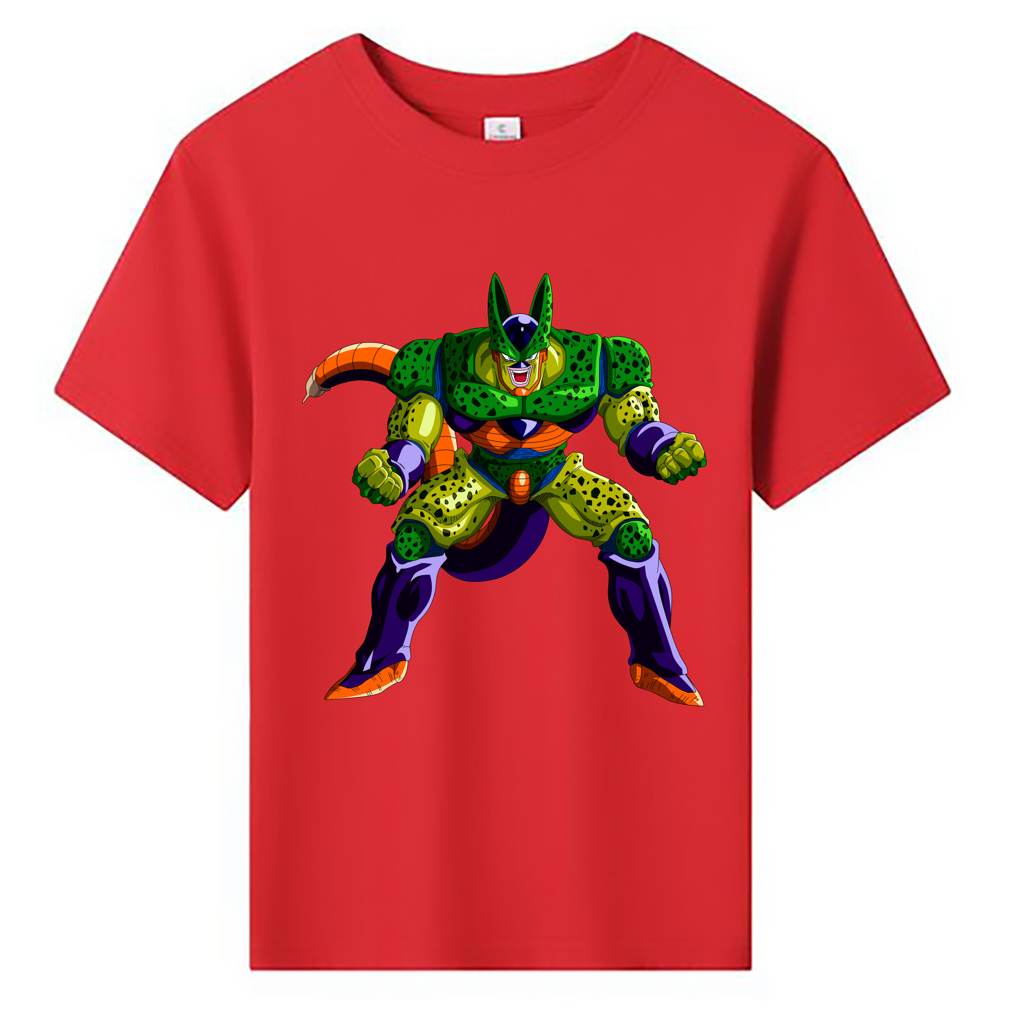 （画像用） ドラゴンボール セル DRAGON BALL Cell 綿100％キッズTシャツ（フロントプリント）