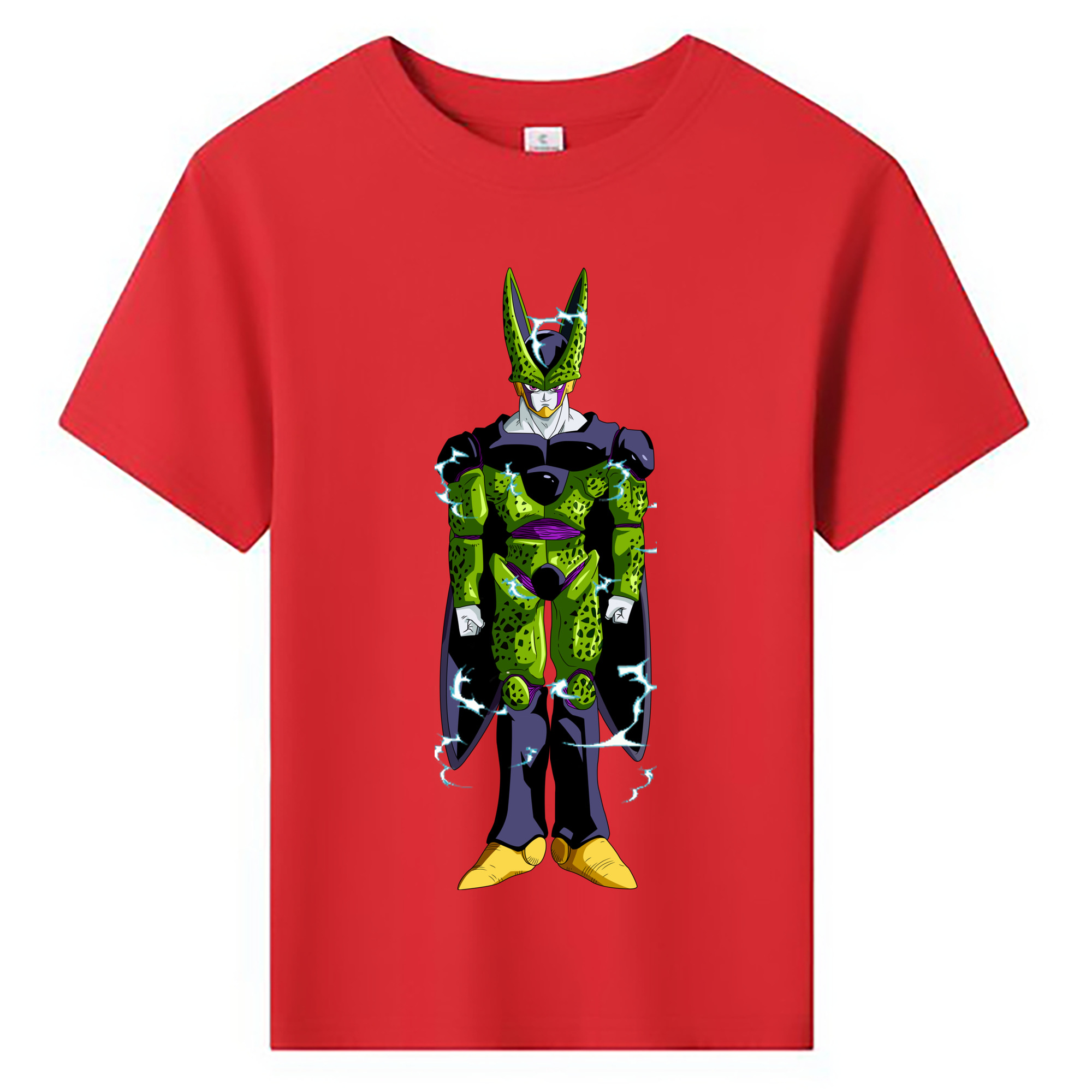 （画像用） ドラゴンボール セル DRAGON BALL Cell 綿100％キッズTシャツ（フロントプリント）
