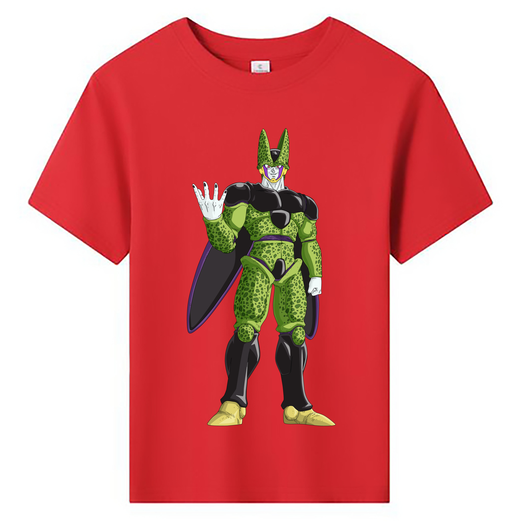 （画像用） ドラゴンボール セル DRAGON BALL Cell 綿100％キッズTシャツ（フロントプリント）