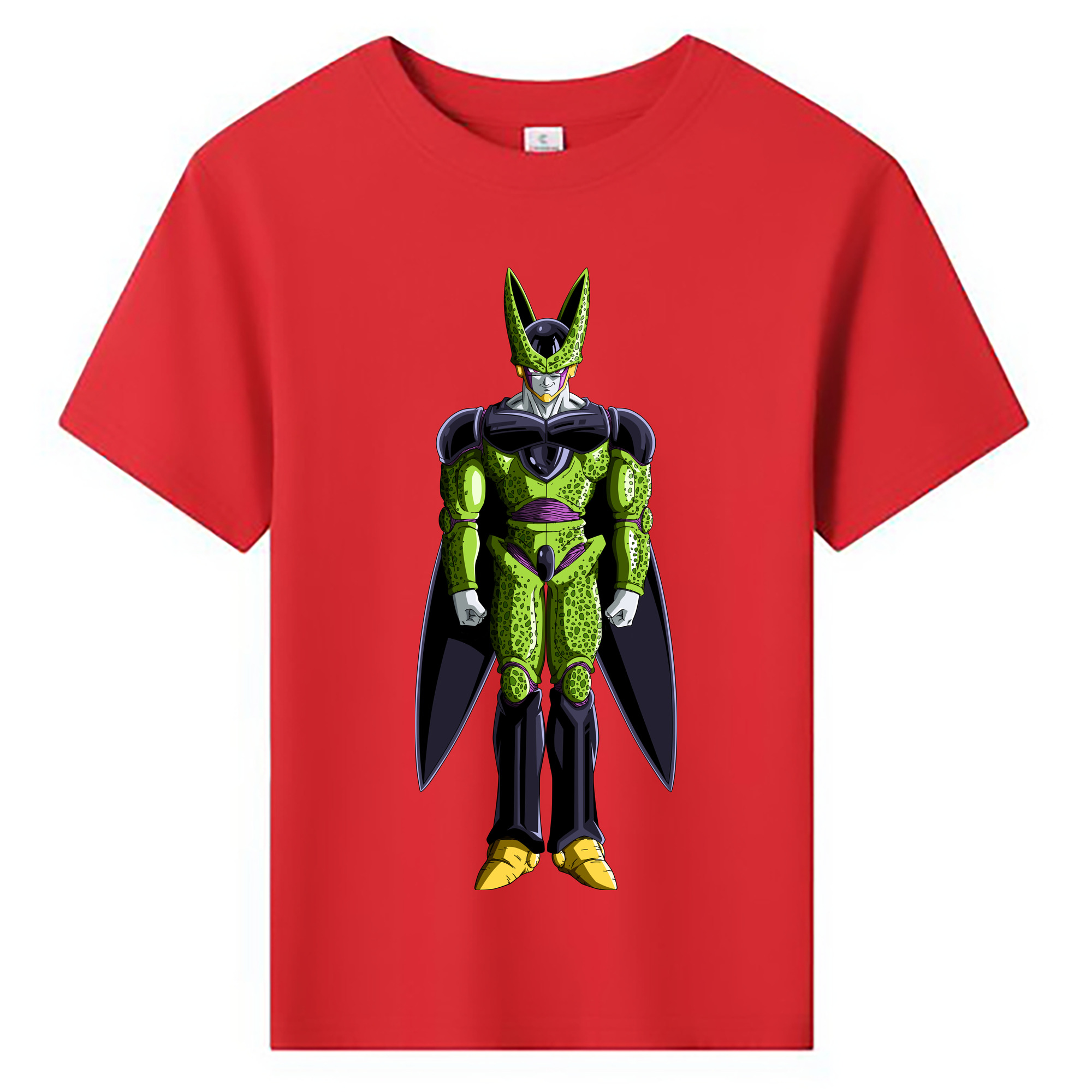（画像用） ドラゴンボール セル DRAGON BALL Cell 綿100％キッズTシャツ（フロントプリント）