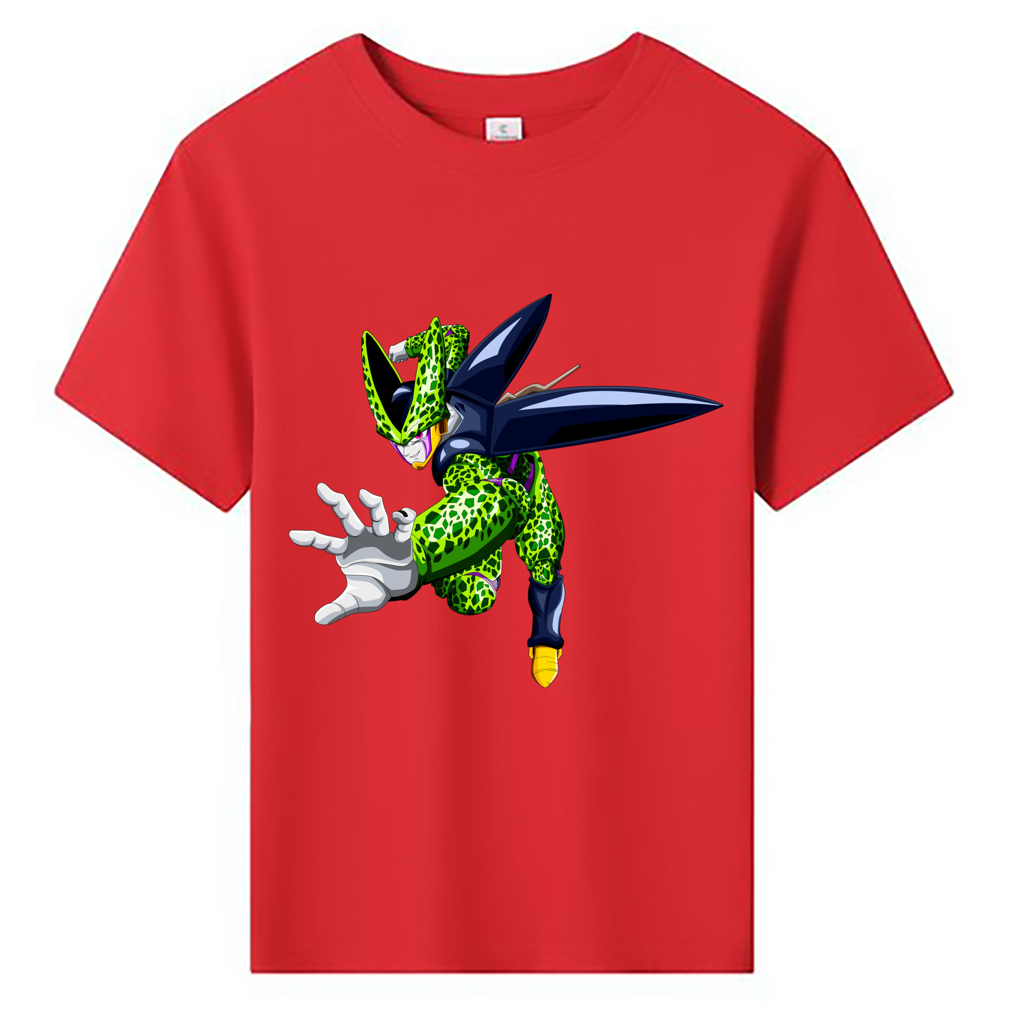 （画像用） ドラゴンボール セル DRAGON BALL Cell 綿100％キッズTシャツ（フロントプリント）