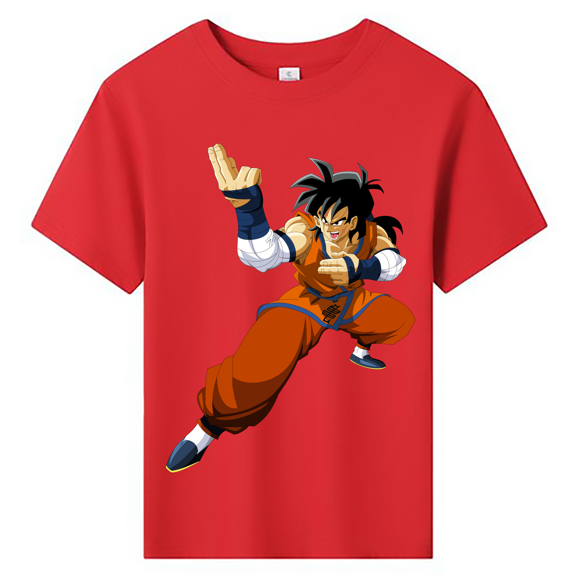 （画像用） ドラゴンボール ヤムチャ DRAGON BALL Yamcha 綿100％キッズTシャツ（フロントプリント）