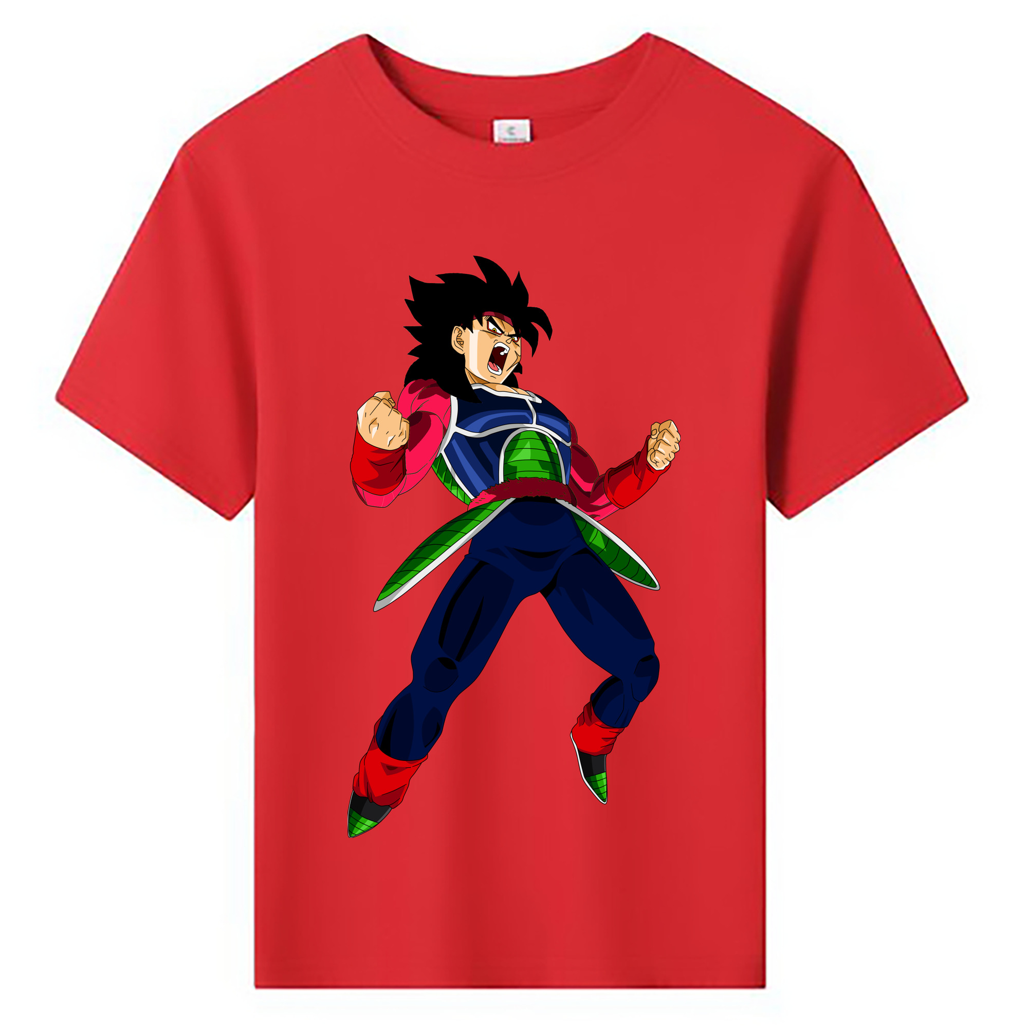 （画像用） ドラゴンボール バーダック DRAGON BALL Burdock 綿100％キッズTシャツ（フロントプリント）