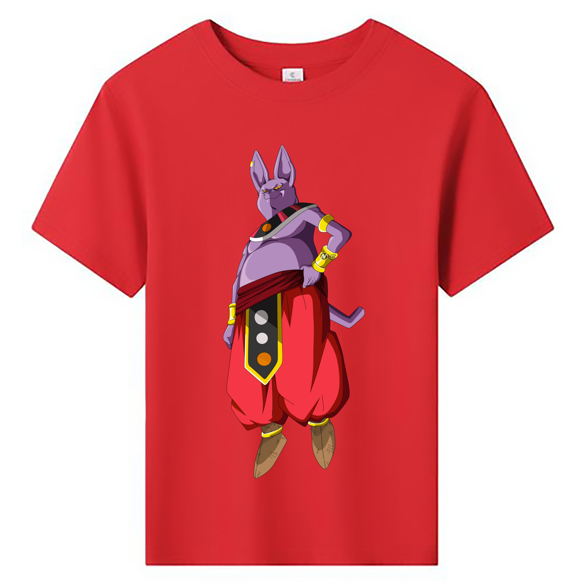 （画像用） ドラゴンボール シャンパ DRAGON BALL Champa 綿100％キッズTシャツ（フロントプリント）