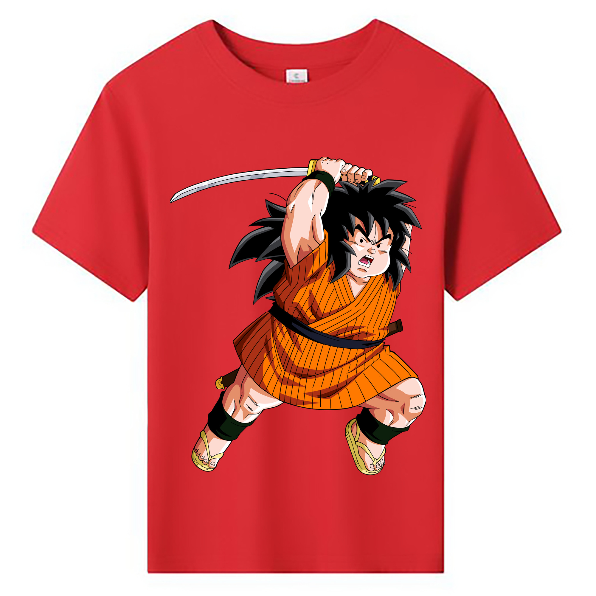 （画像用） ドラゴンボール やじろべえ DRAGON BALL Yajirobe 綿100％キッズTシャツ（フロントプリント）