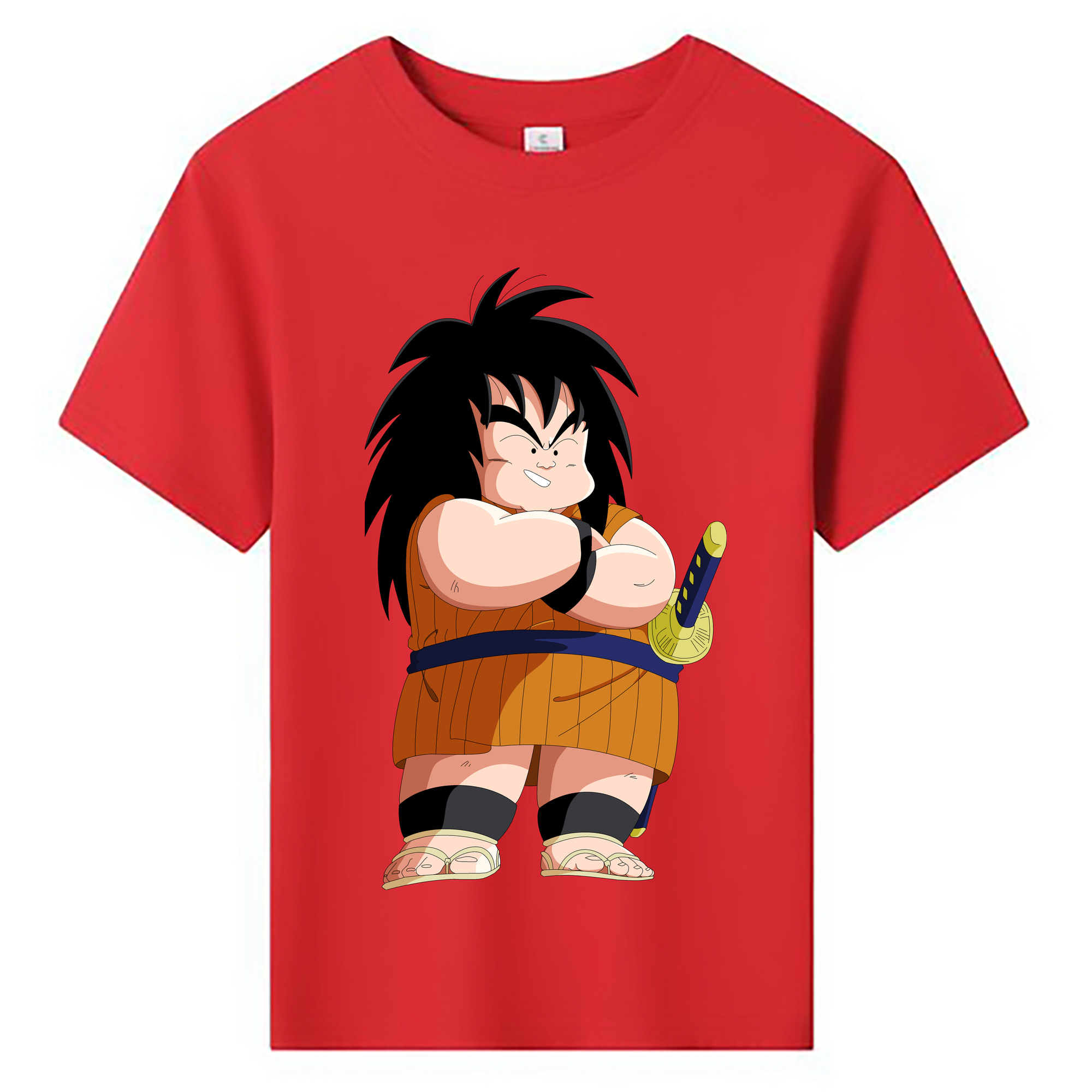 （画像用） ドラゴンボール やじろべえ DRAGON BALL Yajirobe 綿100％キッズTシャツ（フロントプリント）