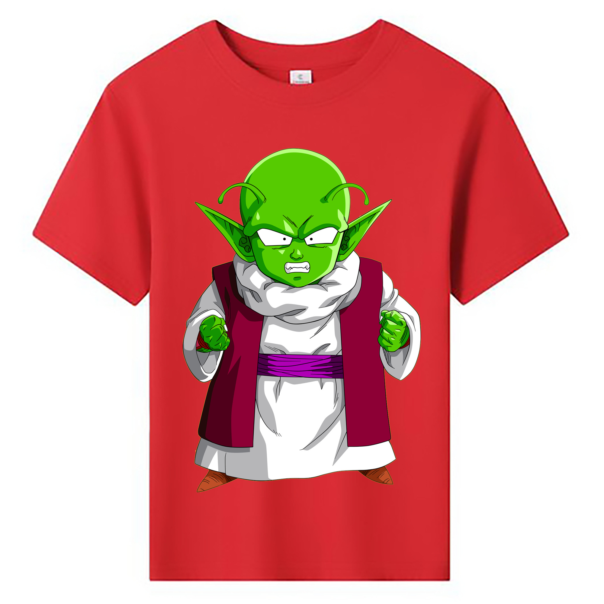 （画像用） ドラゴンボール ピッコロ DRAGON BALL Piccolo 綿100％キッズTシャツ（フロントプリント）
