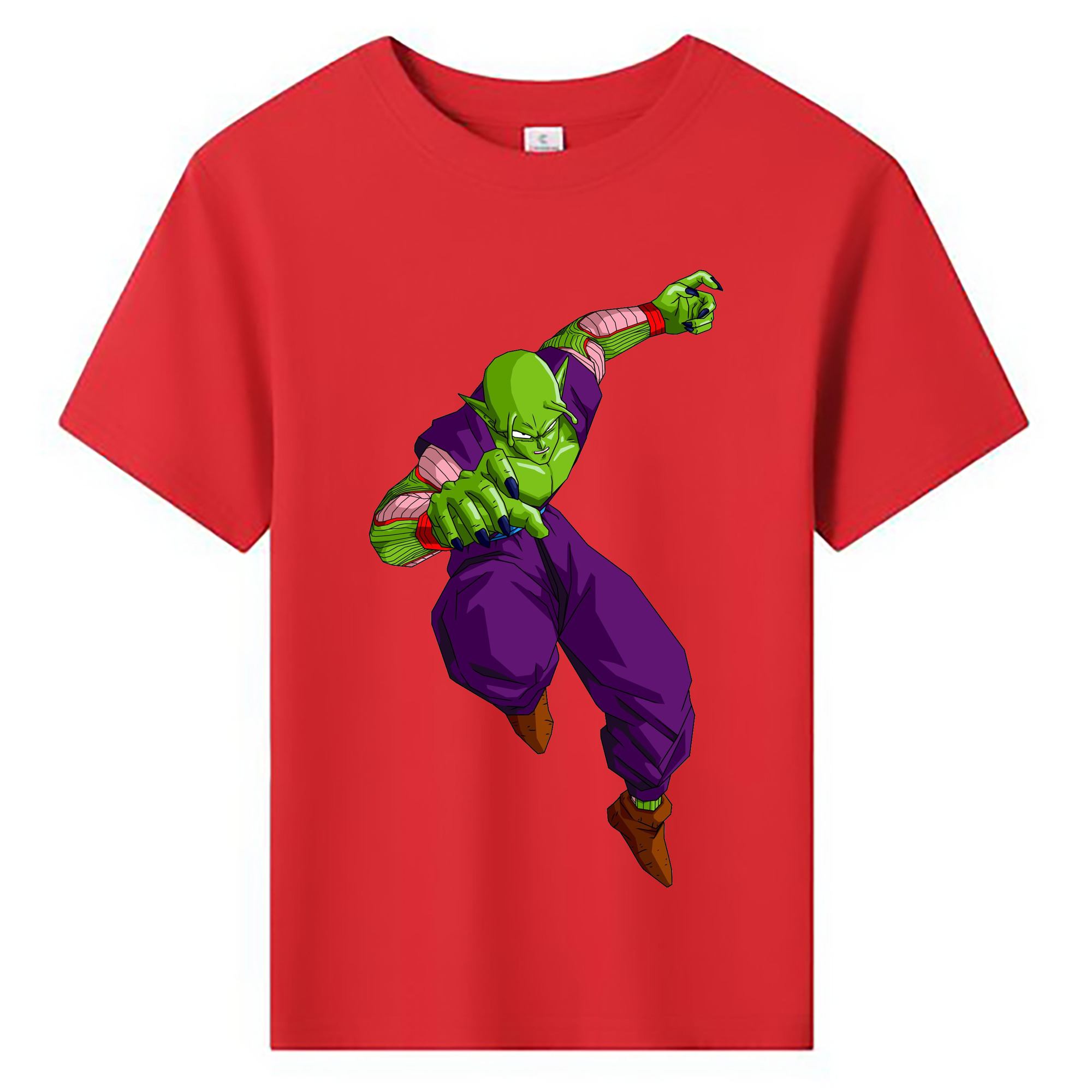 （画像用） ドラゴンボール ピッコロ DRAGON BALL Piccolo 綿100％キッズTシャツ（フロントプリント）
