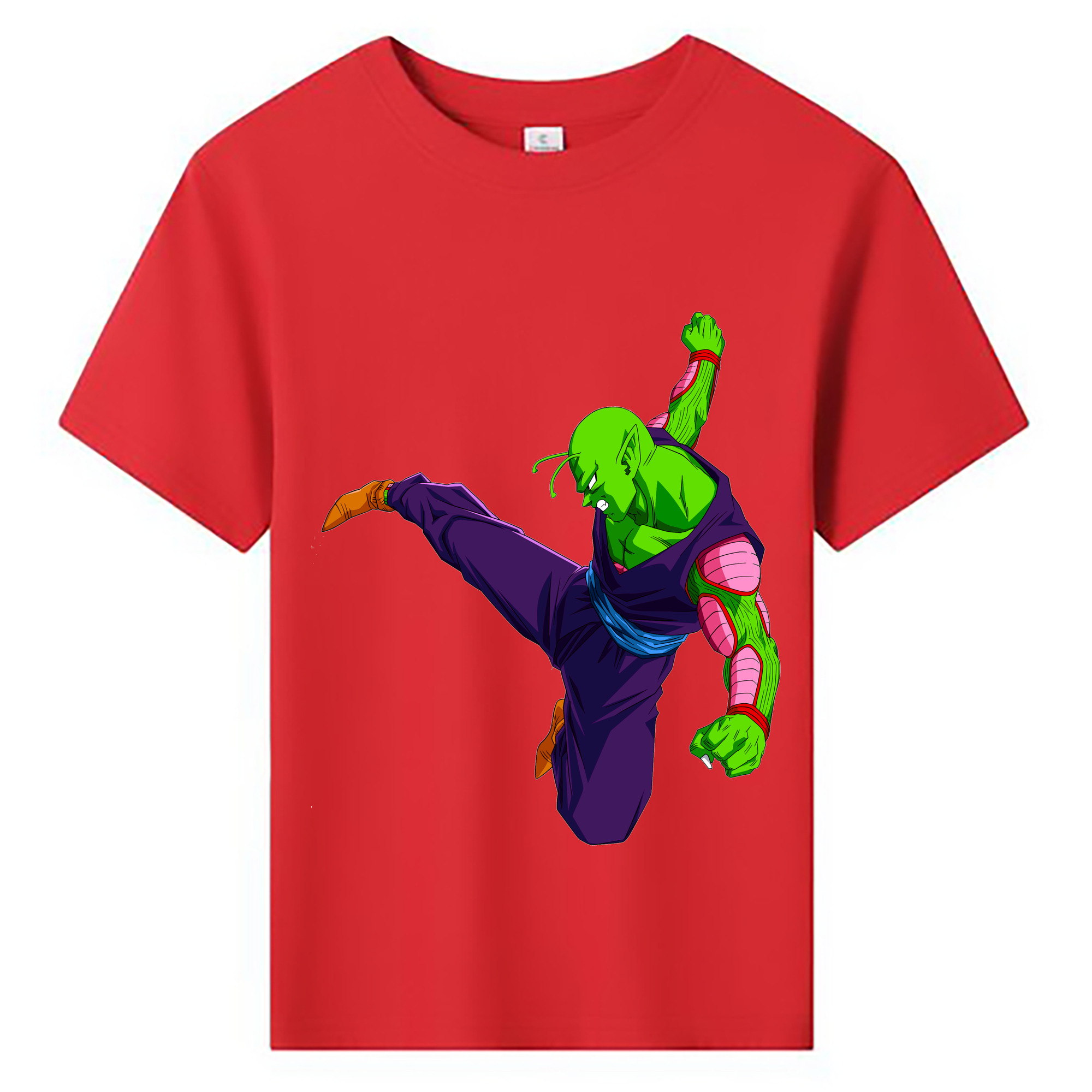 （画像用） ドラゴンボール ピッコロ DRAGON BALL Piccolo 綿100％キッズTシャツ（フロントプリント）