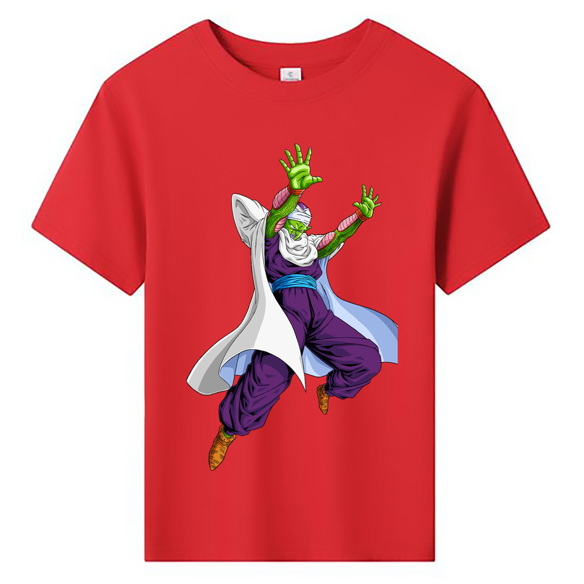 （画像用） ドラゴンボール ピッコロ DRAGON BALL Piccolo 綿100％キッズTシャツ（フロントプリント）