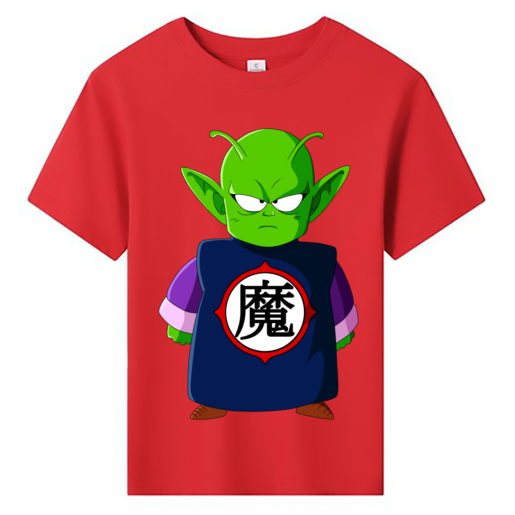 （画像用） ドラゴンボール ピッコロ DRAGON BALL Piccolo 綿100％キッズTシャツ（フロントプリント）