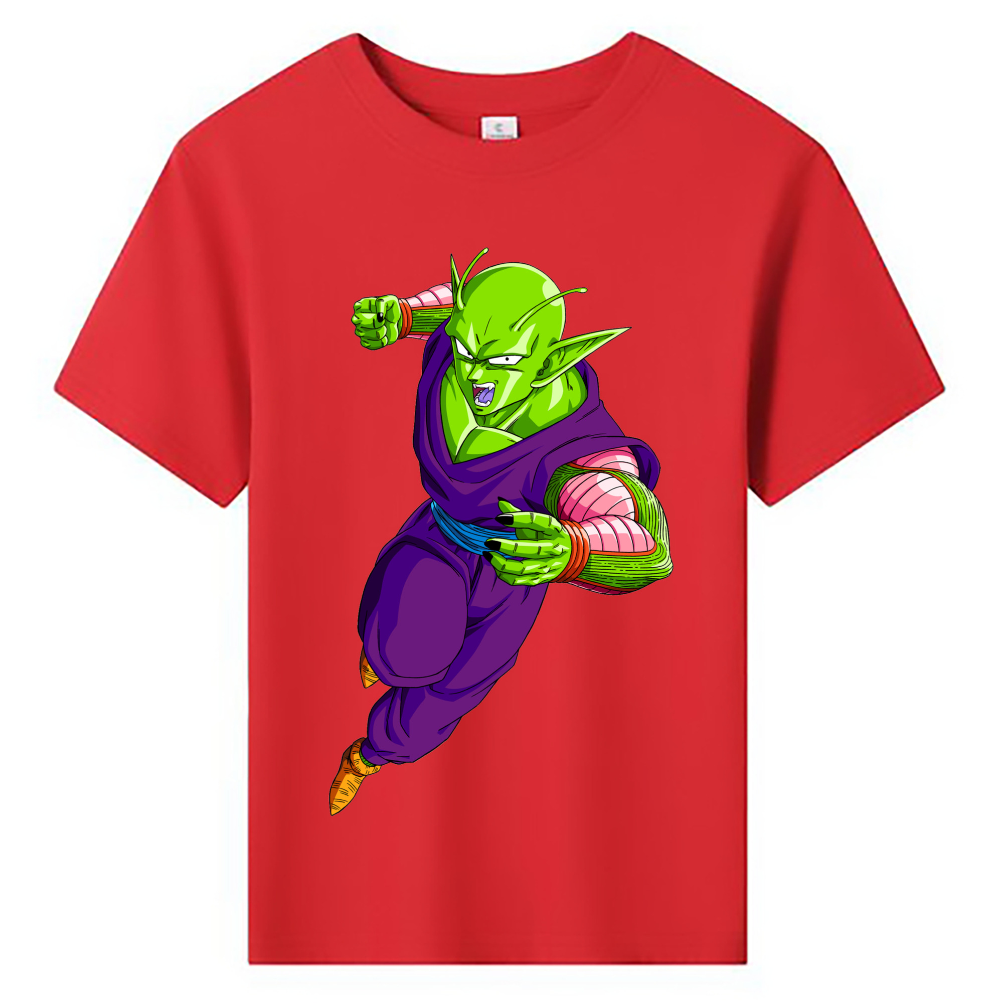 （画像用） ドラゴンボール ピッコロ DRAGON BALL Piccolo 綿100％キッズTシャツ（フロントプリント）