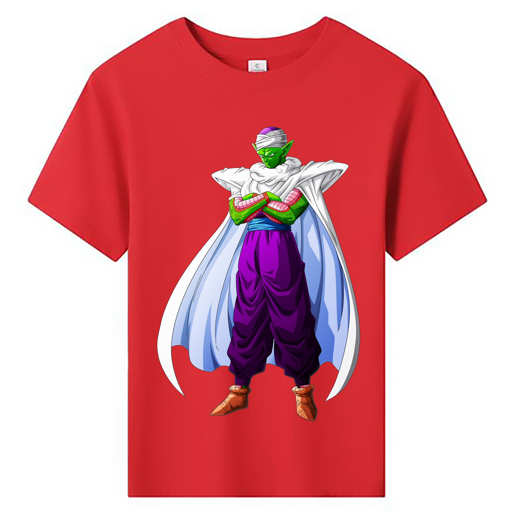 （画像用） ドラゴンボール ピッコロ DRAGON BALL Piccolo 綿100％キッズTシャツ（フロントプリント）