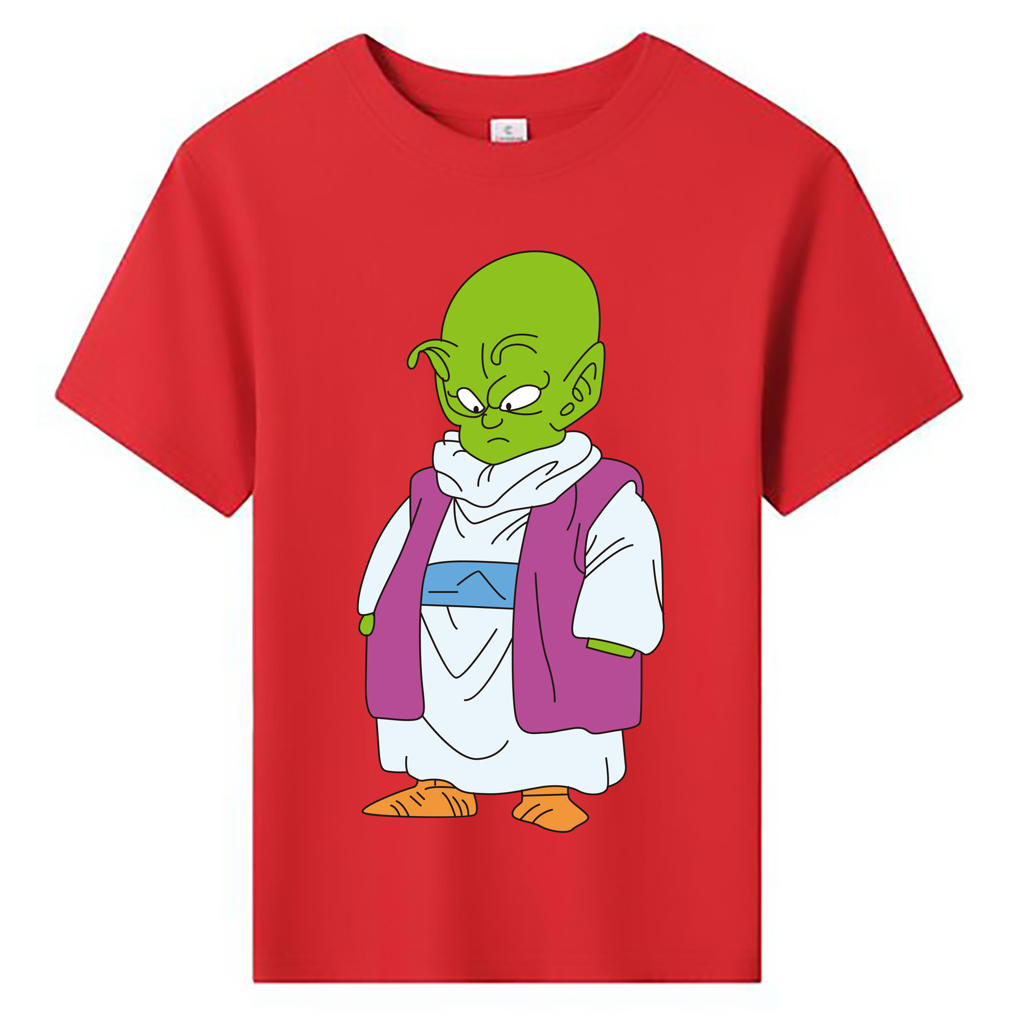 （画像用） ドラゴンボール ピッコロ DRAGON BALL Piccolo 綿100％キッズTシャツ（フロントプリント）