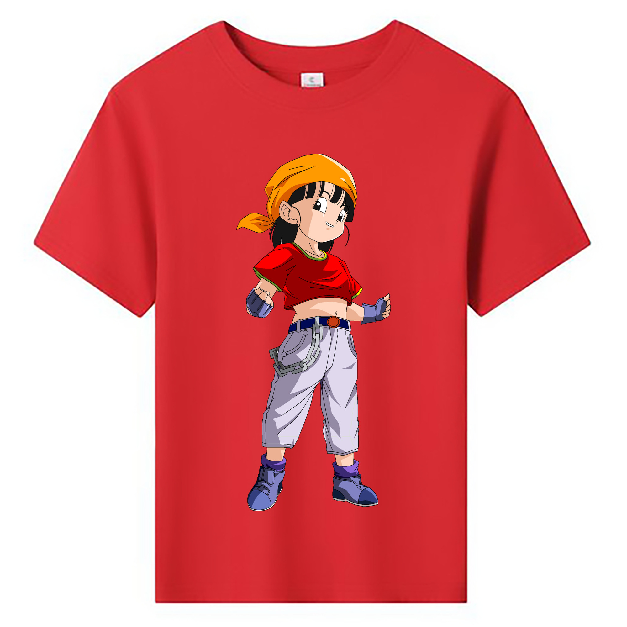 （画像用） ドラゴンボール パン DRAGON BALL Pan 綿100％キッズTシャツ（フロントプリント）