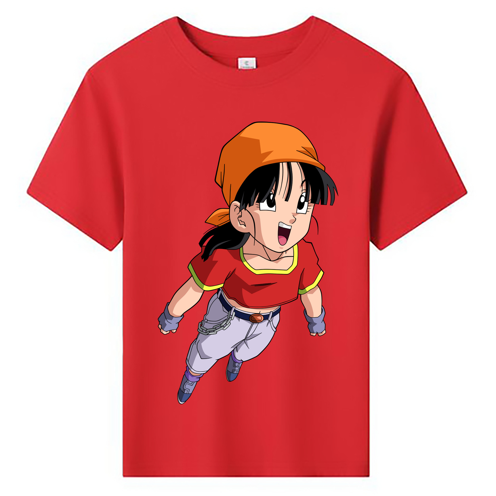 （画像用） ドラゴンボール パン DRAGON BALL Pan 綿100％キッズTシャツ（フロントプリント）