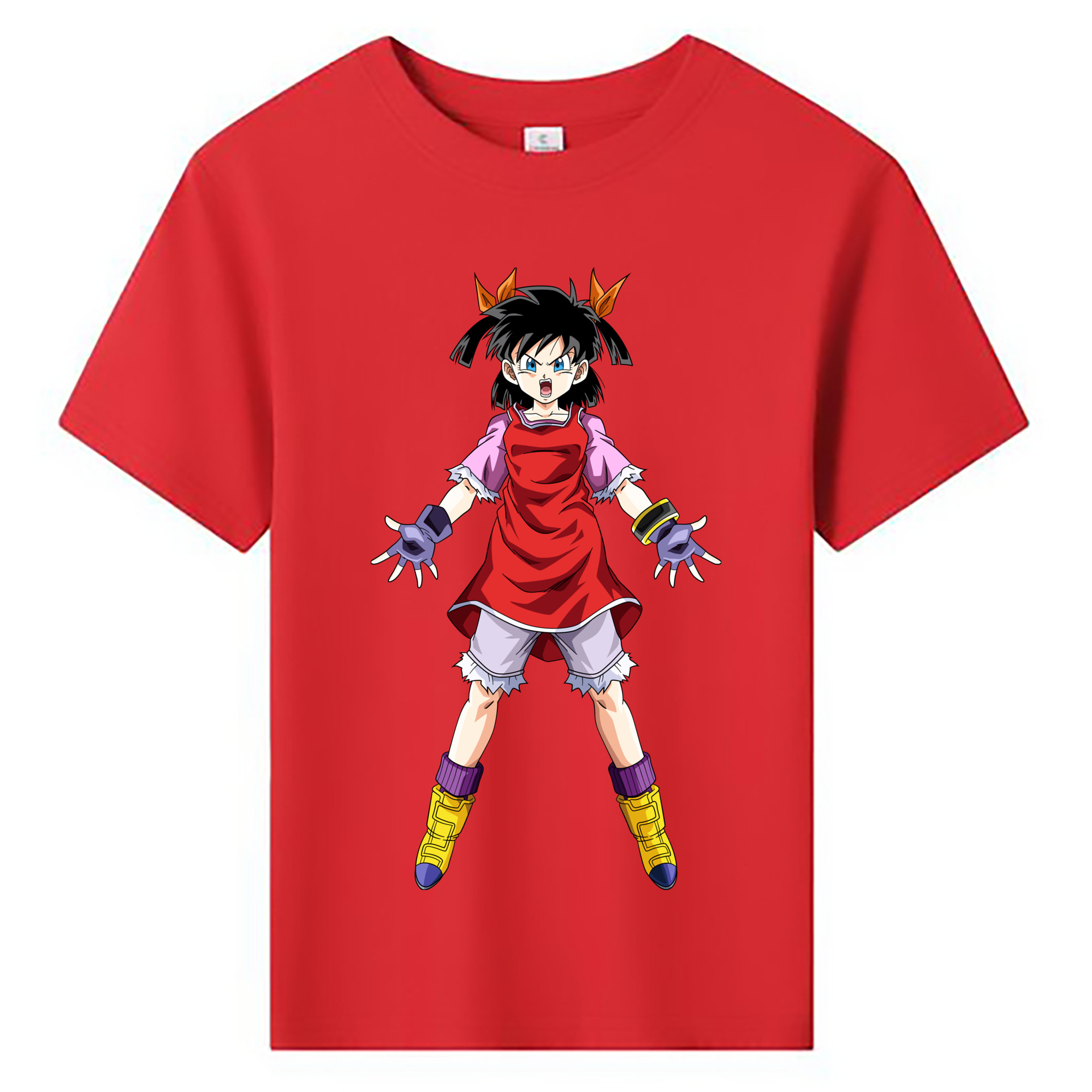 （画像用） ドラゴンボール パン DRAGON BALL Pan 綿100％キッズTシャツ（フロントプリント）