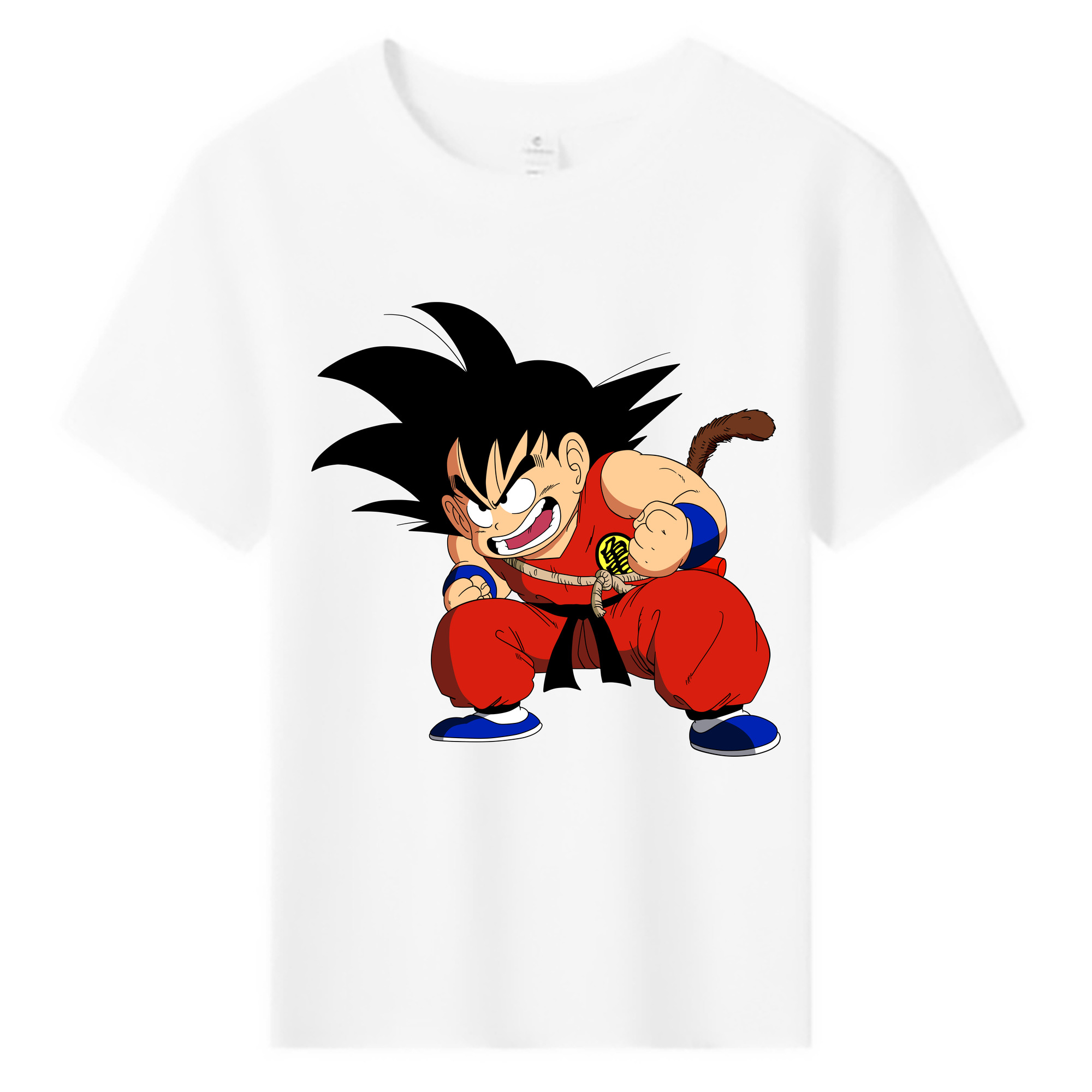 （画像用） ドラゴンボール 孫悟空（そん ごくう）Son Goku カカロット DRAGON BALL Kakarotto 綿100％キッズTシャツ（フロントプリント）