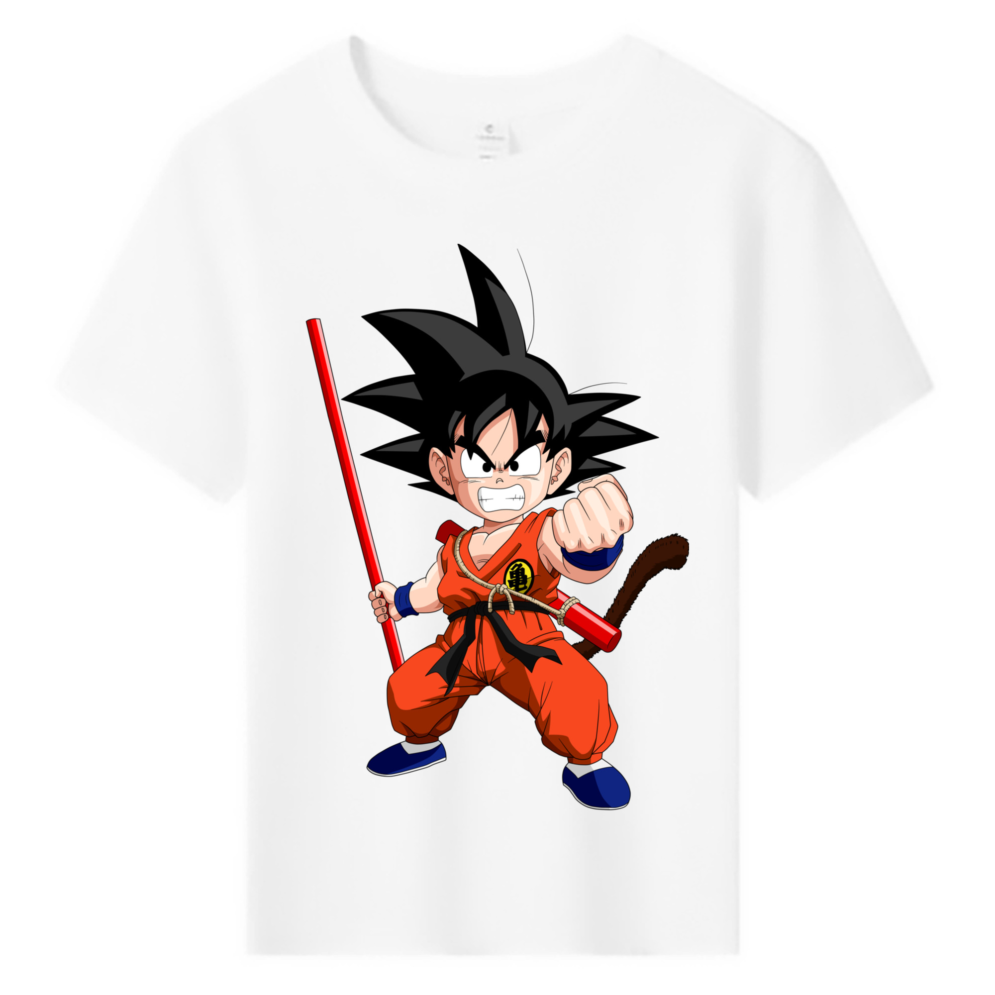 （画像用） ドラゴンボール 孫悟空（そん ごくう）Son Goku カカロット DRAGON BALL Kakarotto 綿100％キッズTシャツ（フロントプリント）