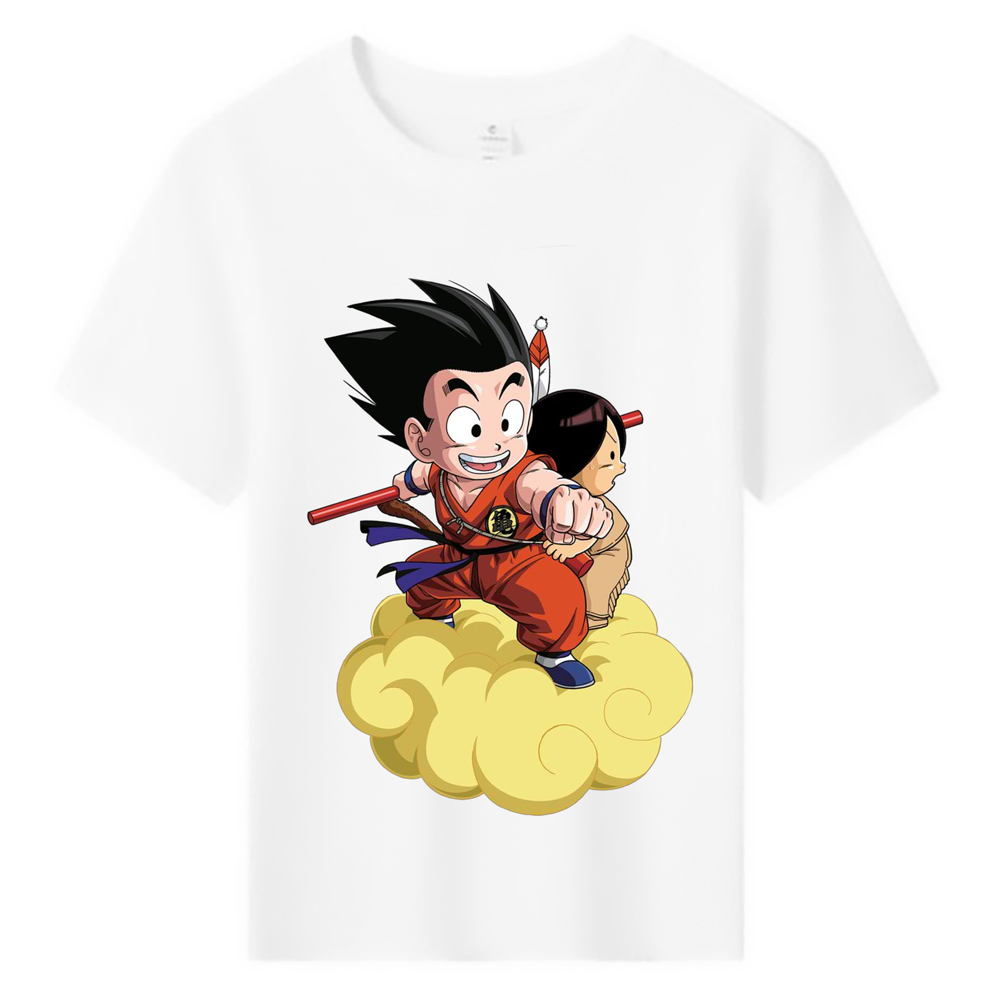 （画像用） ドラゴンボール 孫悟空（そん ごくう）Son Goku カカロット DRAGON BALL Kakarotto 綿100％キッズTシャツ（フロントプリント）