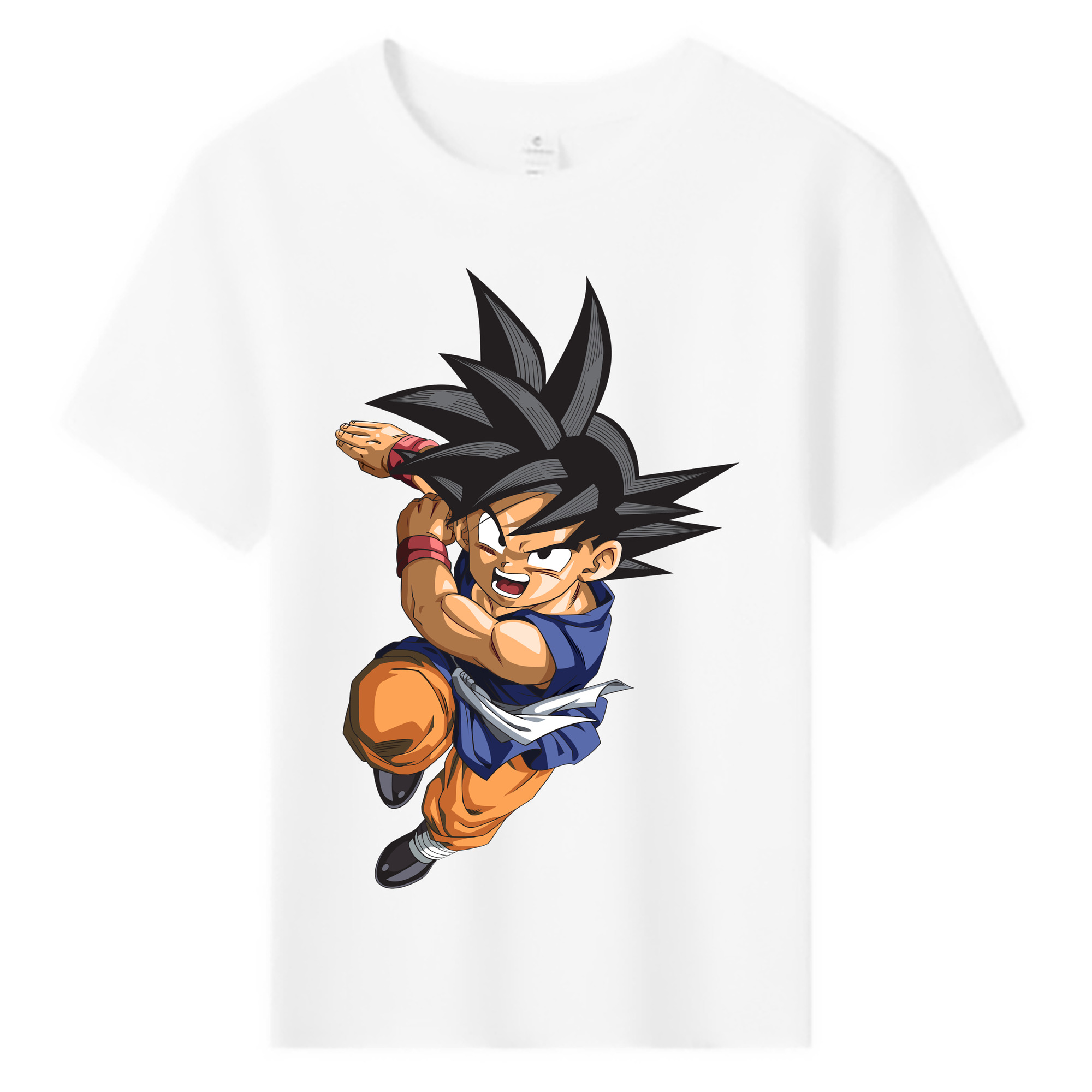 （画像用） ドラゴンボール 孫悟空（そん ごくう）Son Goku カカロット DRAGON BALL Kakarotto 綿100％キッズTシャツ（フロントプリント）