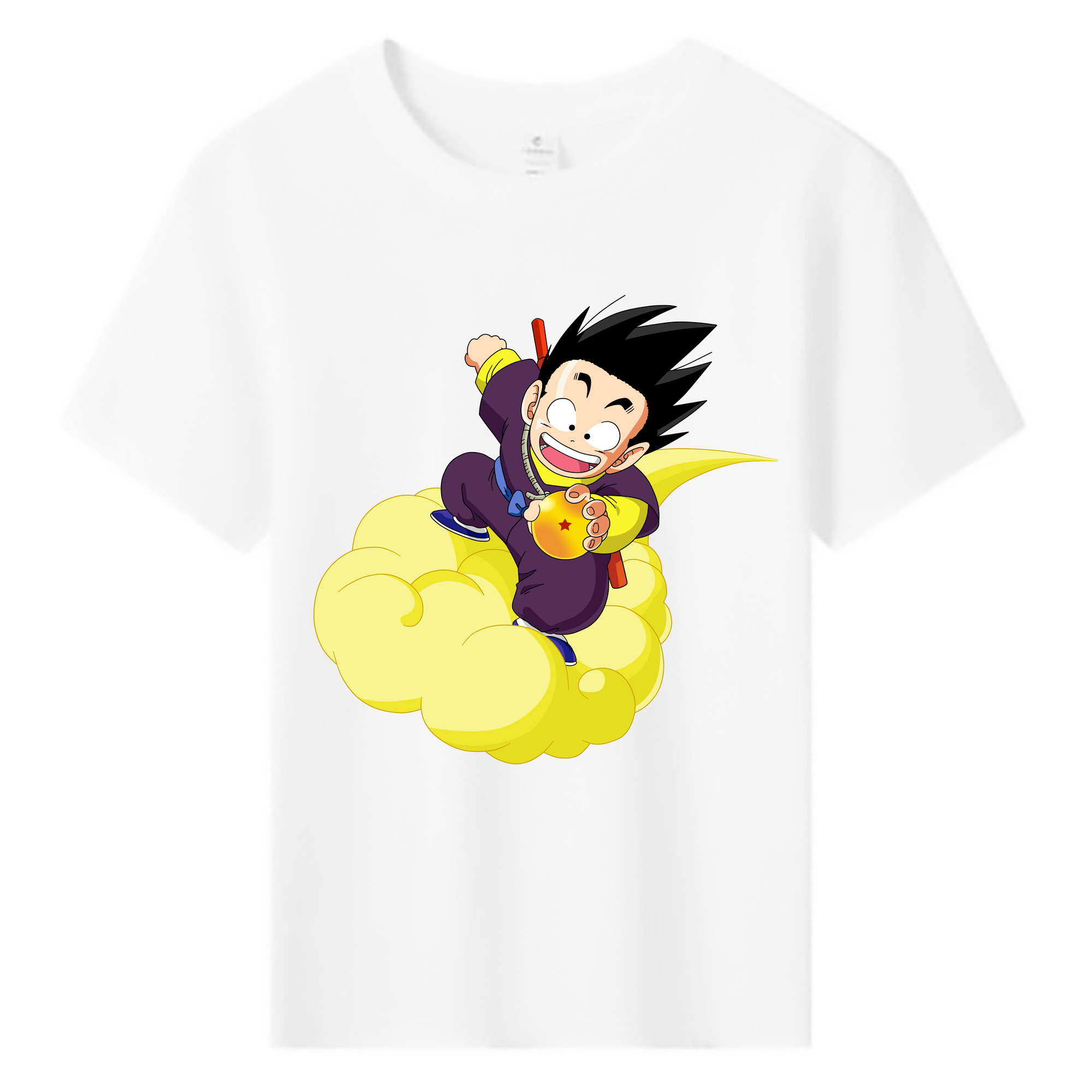 （画像用） ドラゴンボール 孫悟空（そん ごくう）Son Goku カカロット DRAGON BALL Kakarotto 綿100％キッズTシャツ（フロントプリント）