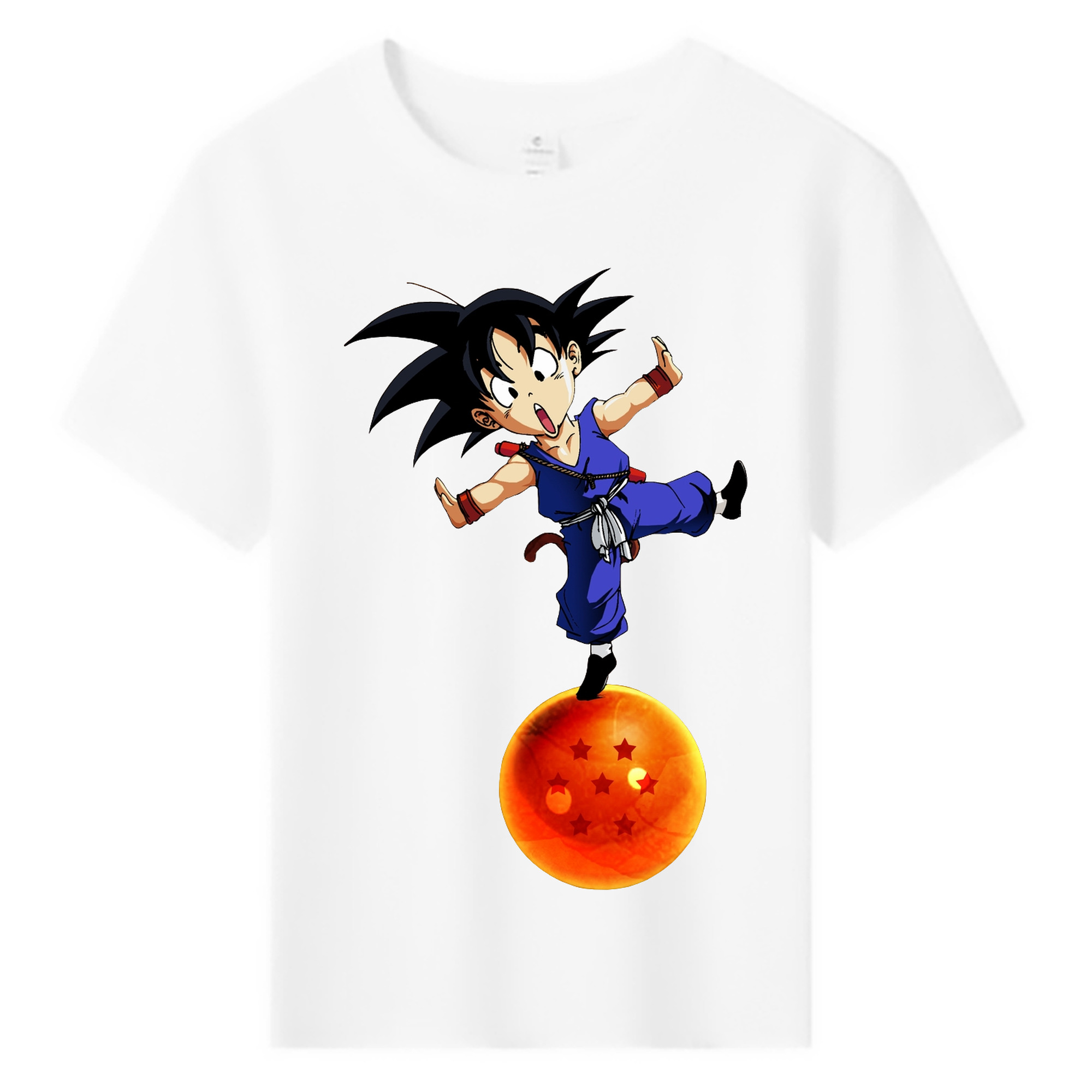 （画像用） ドラゴンボール 孫悟空（そん ごくう）Son Goku カカロット DRAGON BALL Kakarotto 綿100％キッズTシャツ（フロントプリント）