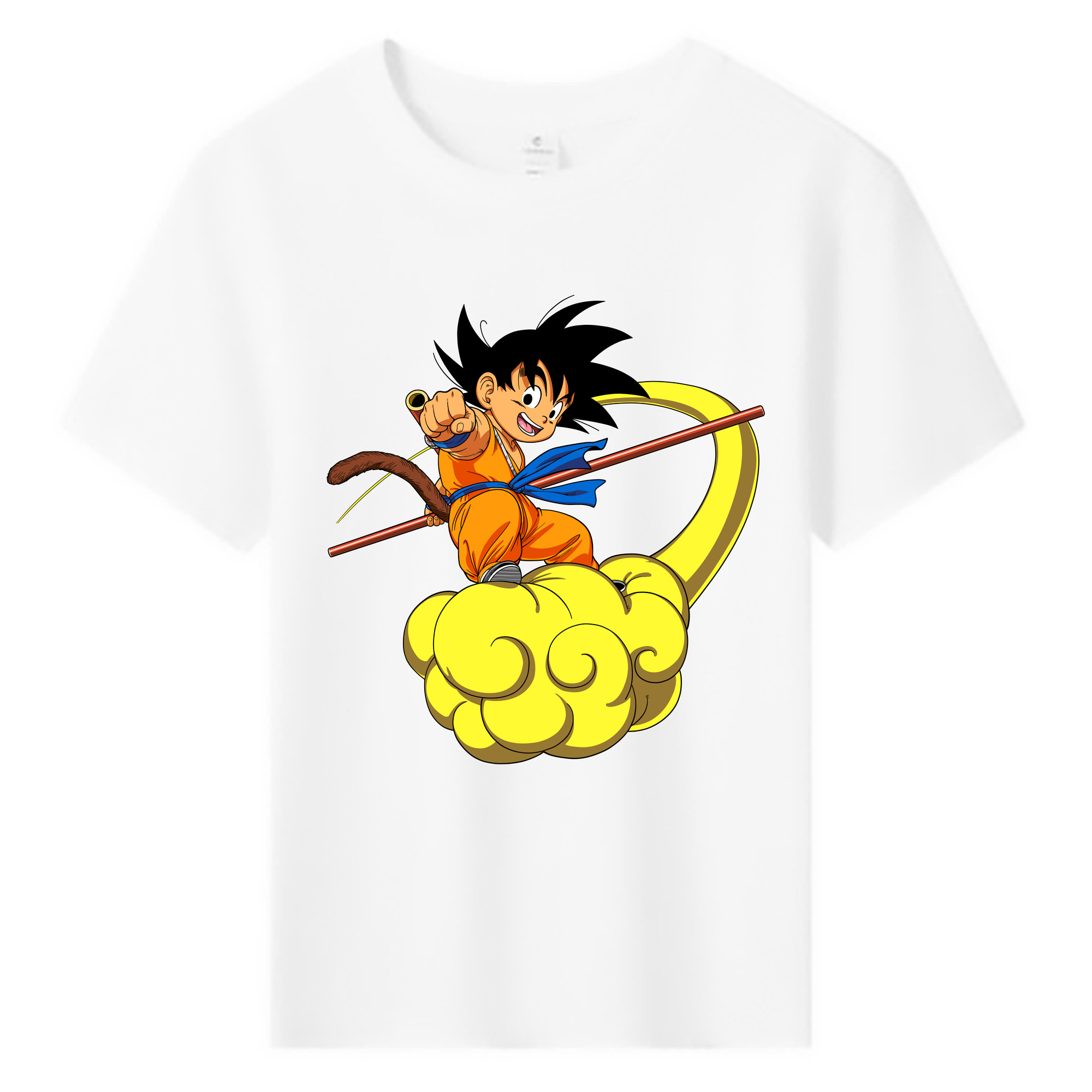 （画像用） ドラゴンボール 孫悟空（そん ごくう）Son Goku カカロット DRAGON BALL Kakarotto 綿100％キッズTシャツ（フロントプリント）