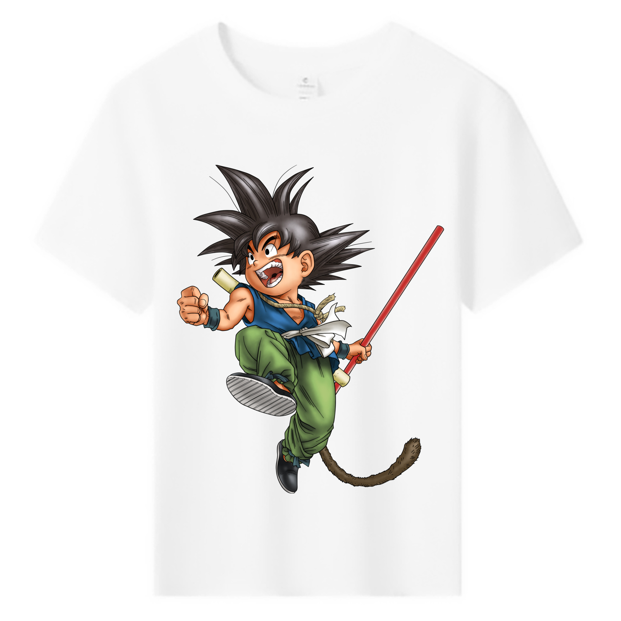 （画像用） ドラゴンボール 孫悟空（そん ごくう）Son Goku カカロット DRAGON BALL Kakarotto 綿100％キッズTシャツ（フロントプリント）