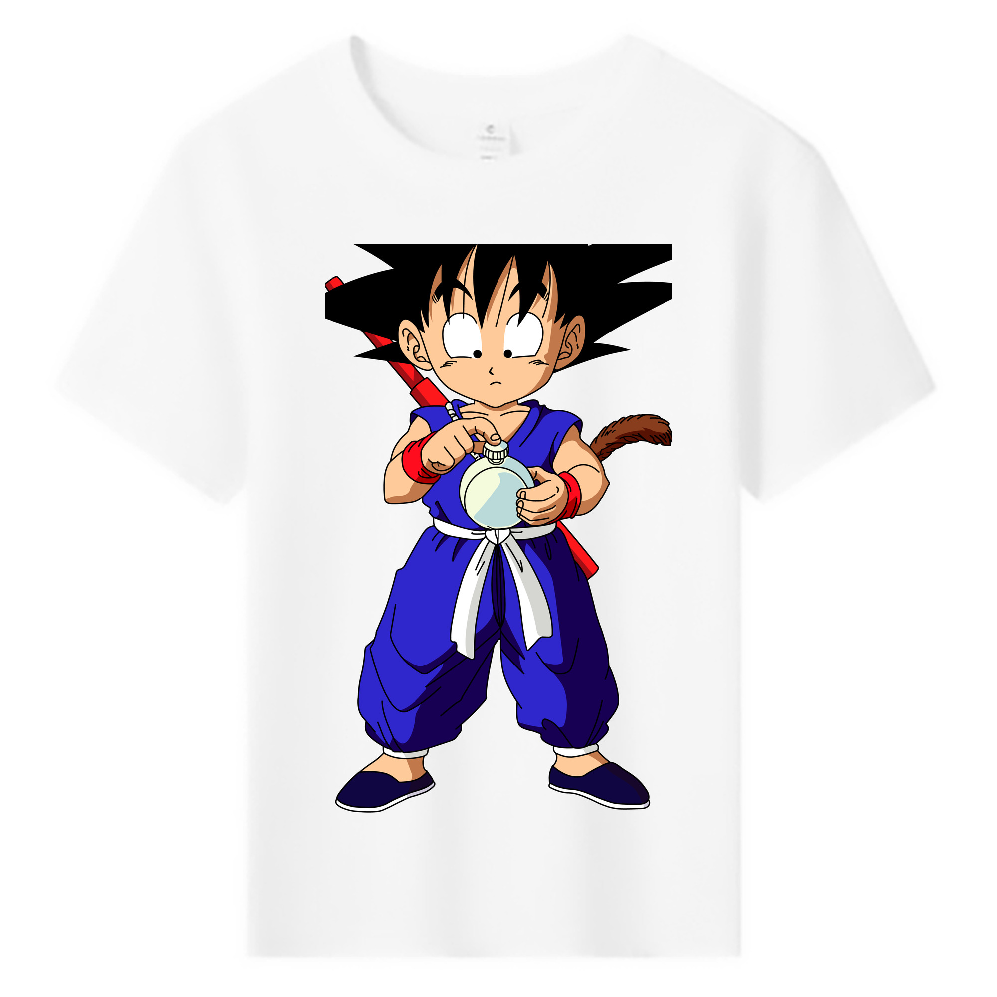 （画像用） ドラゴンボール 孫悟空（そん ごくう）Son Goku カカロット DRAGON BALL Kakarotto 綿100％キッズTシャツ（フロントプリント）