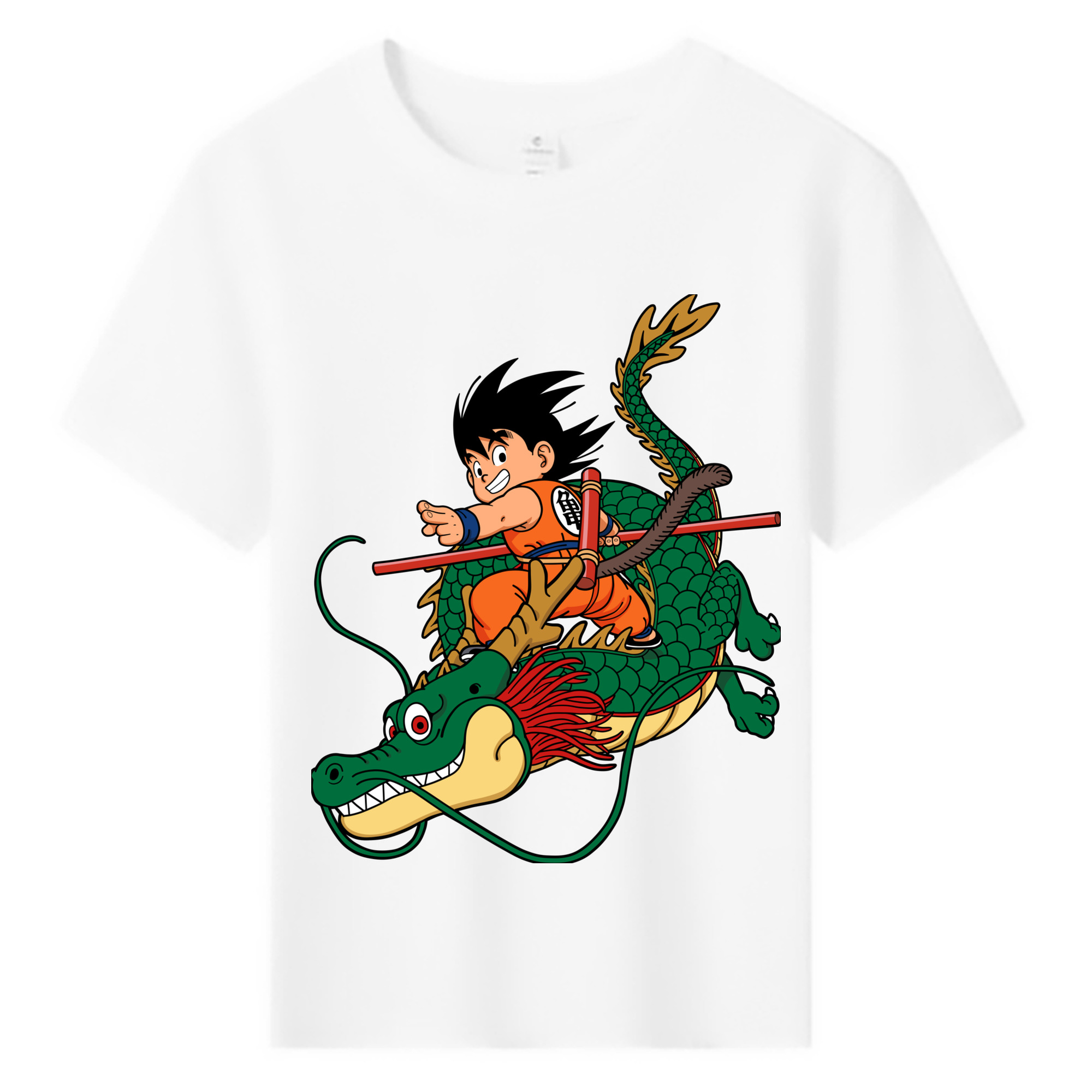 （画像用） ドラゴンボール 孫悟空（そん ごくう）Son Goku カカロット DRAGON BALL Kakarotto 綿100％キッズTシャツ（フロントプリント）
