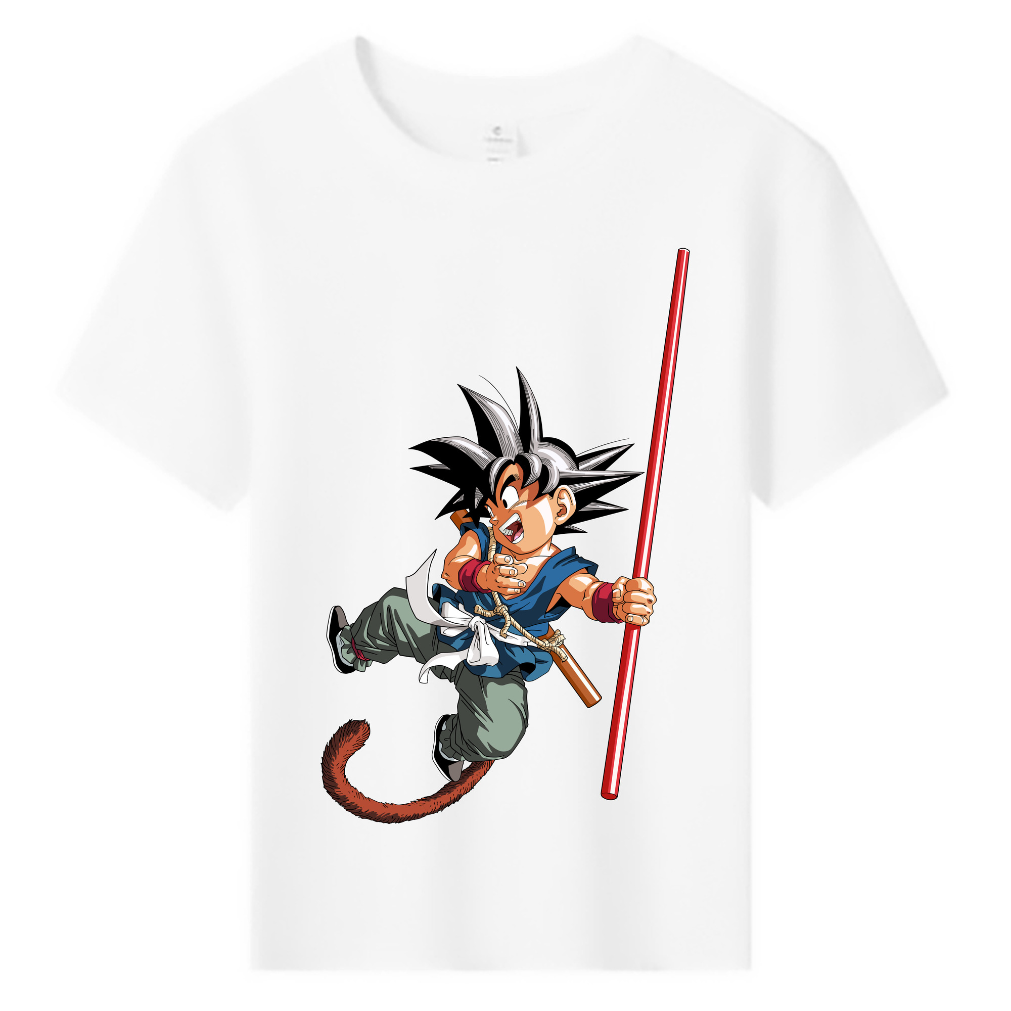 （画像用） ドラゴンボール 孫悟空（そん ごくう）Son Goku カカロット DRAGON BALL Kakarotto 綿100％キッズTシャツ（フロントプリント）