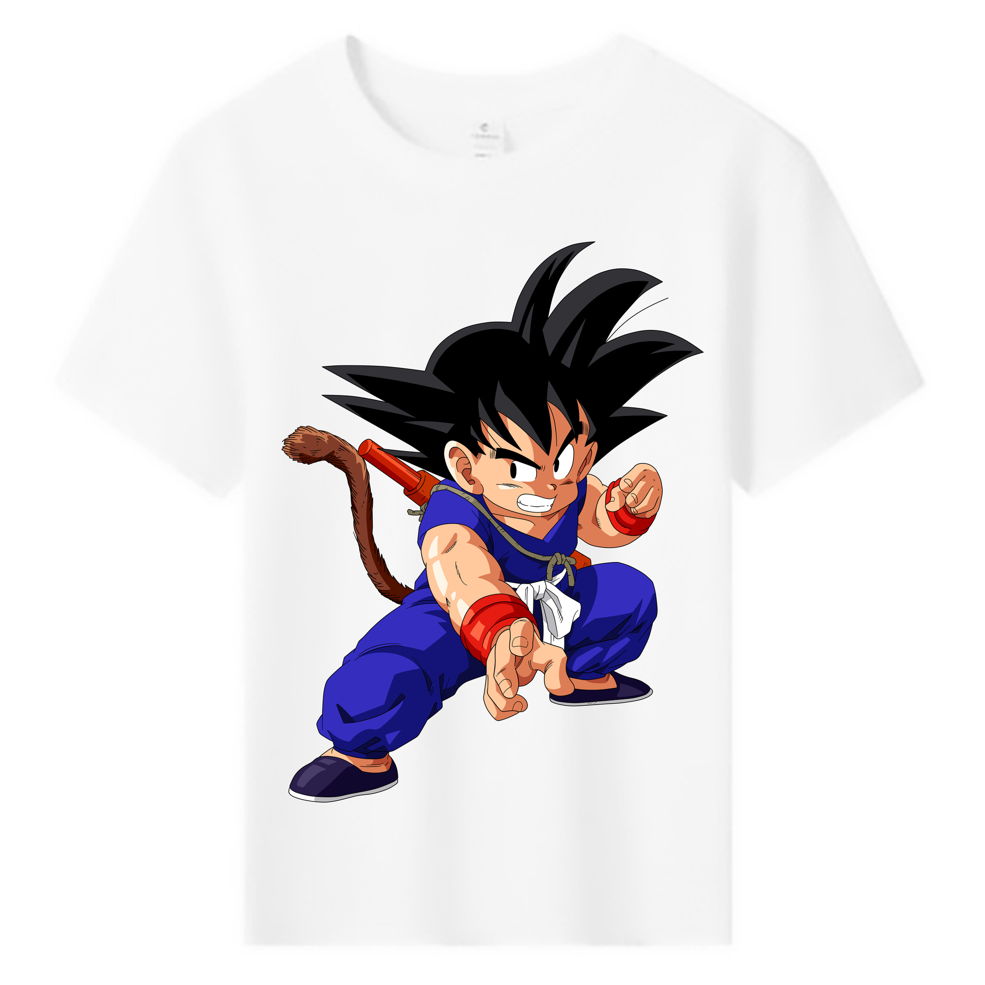（画像用） ドラゴンボール 孫悟空（そん ごくう）Son Goku カカロット DRAGON BALL Kakarotto 綿100％キッズTシャツ（フロントプリント）