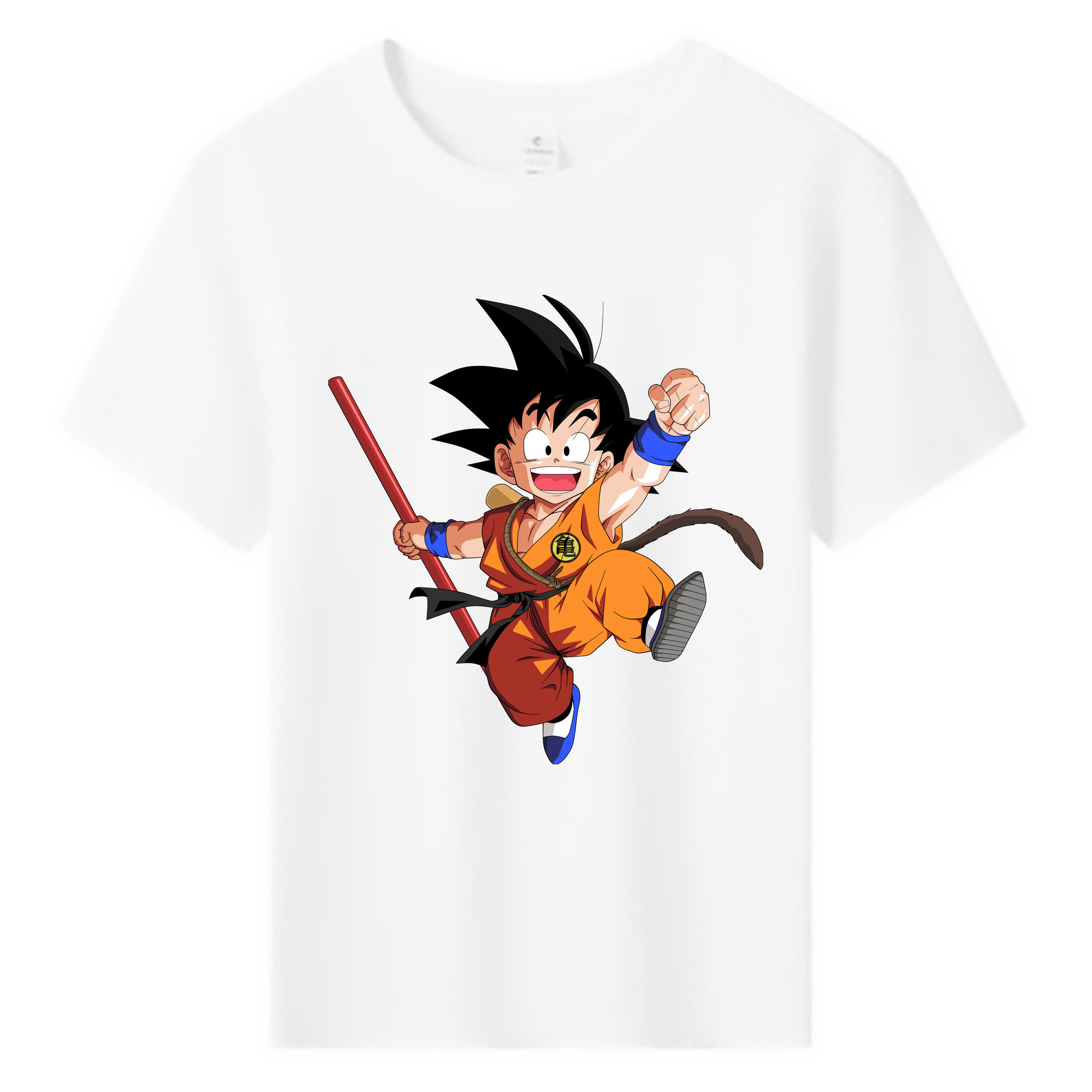 （画像用） ドラゴンボール 孫悟空（そん ごくう）Son Goku カカロット DRAGON BALL Kakarotto 綿100％キッズTシャツ（フロントプリント）