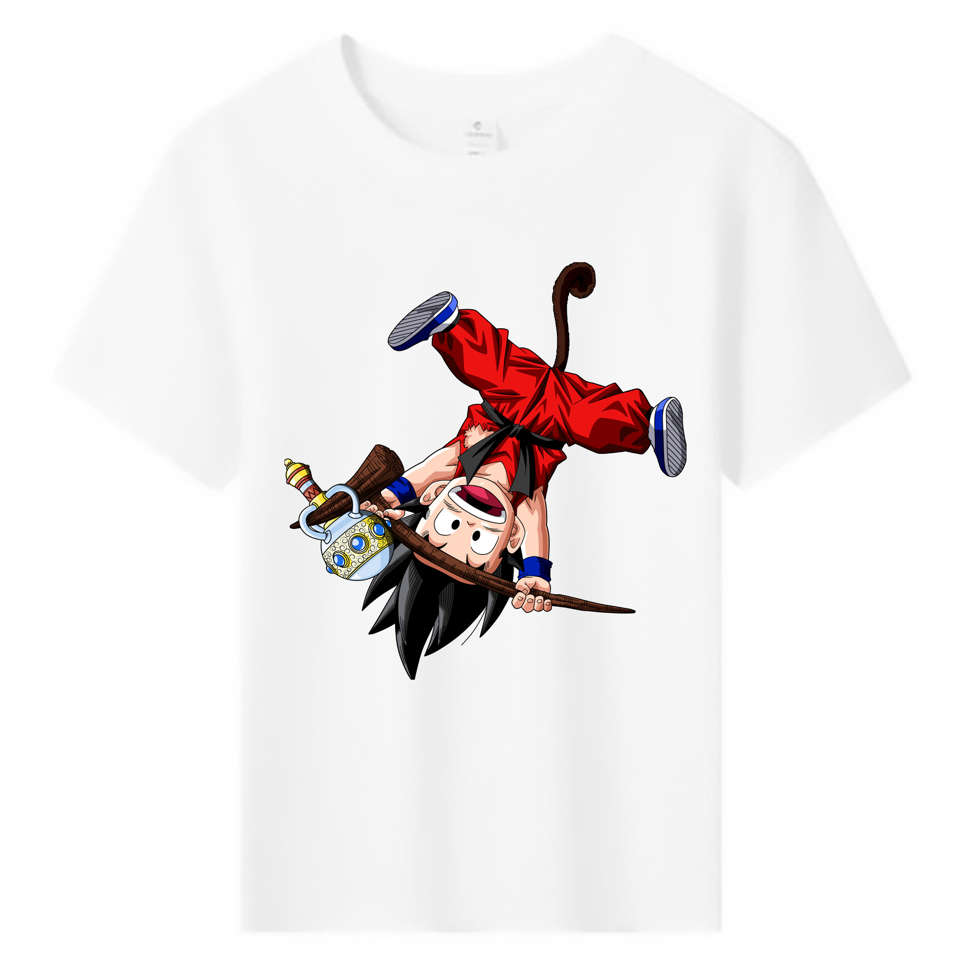 （画像用） ドラゴンボール 孫悟空（そん ごくう）Son Goku カカロット DRAGON BALL Kakarotto 綿100％キッズTシャツ（フロントプリント）