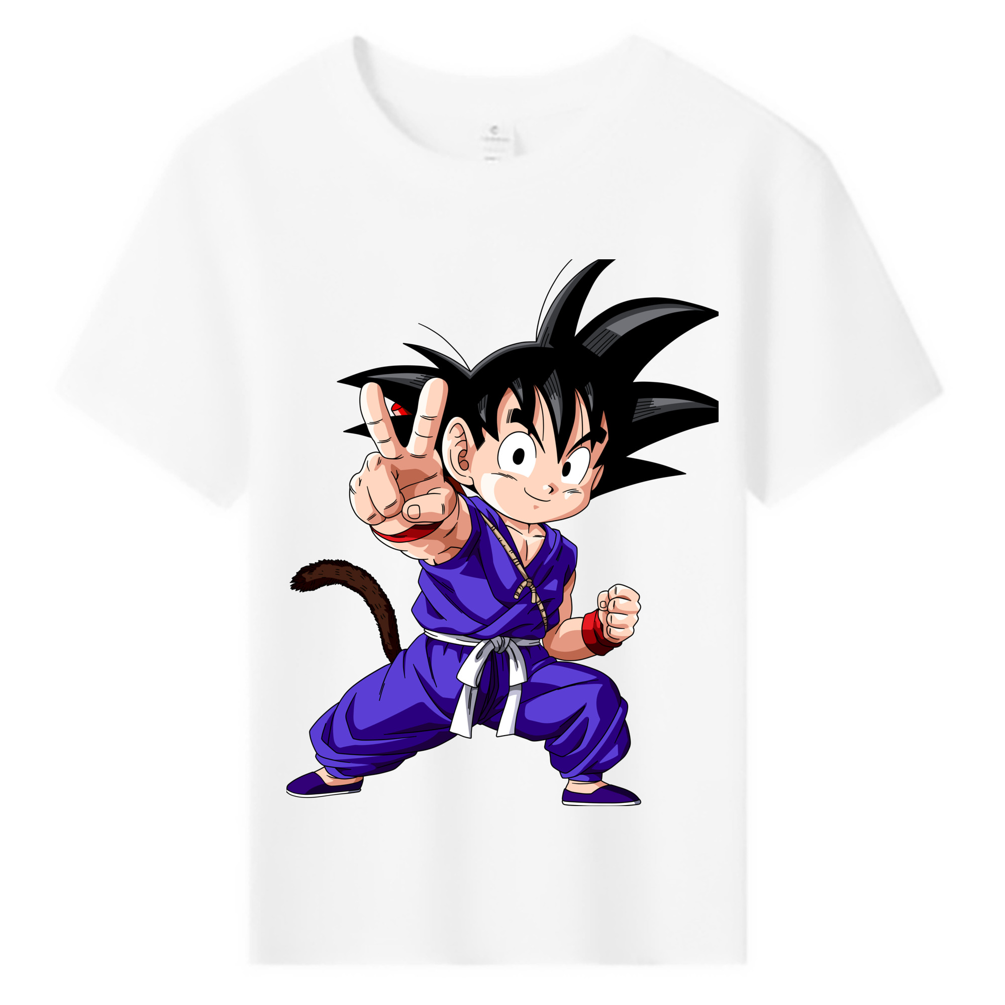 （画像用） ドラゴンボール 孫悟空（そん ごくう）Son Goku カカロット DRAGON BALL Kakarotto 綿100％キッズTシャツ（フロントプリント）