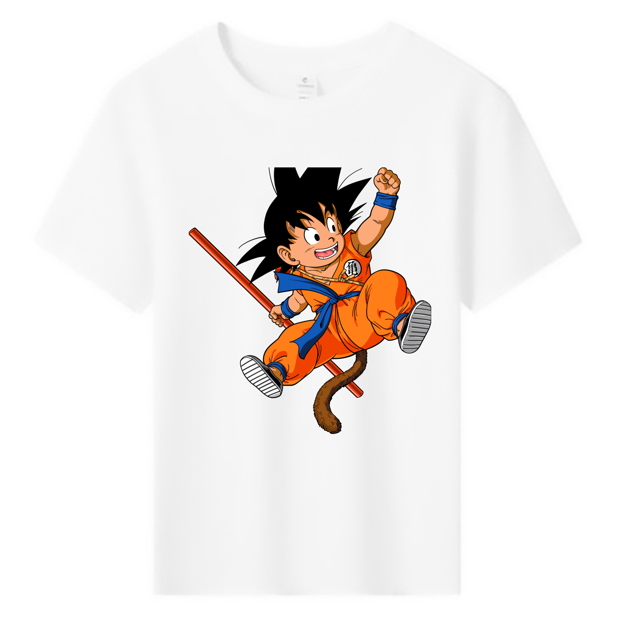 （画像用） ドラゴンボール 孫悟空（そん ごくう）Son Goku カカロット DRAGON BALL Kakarotto 綿100％キッズTシャツ（フロントプリント）