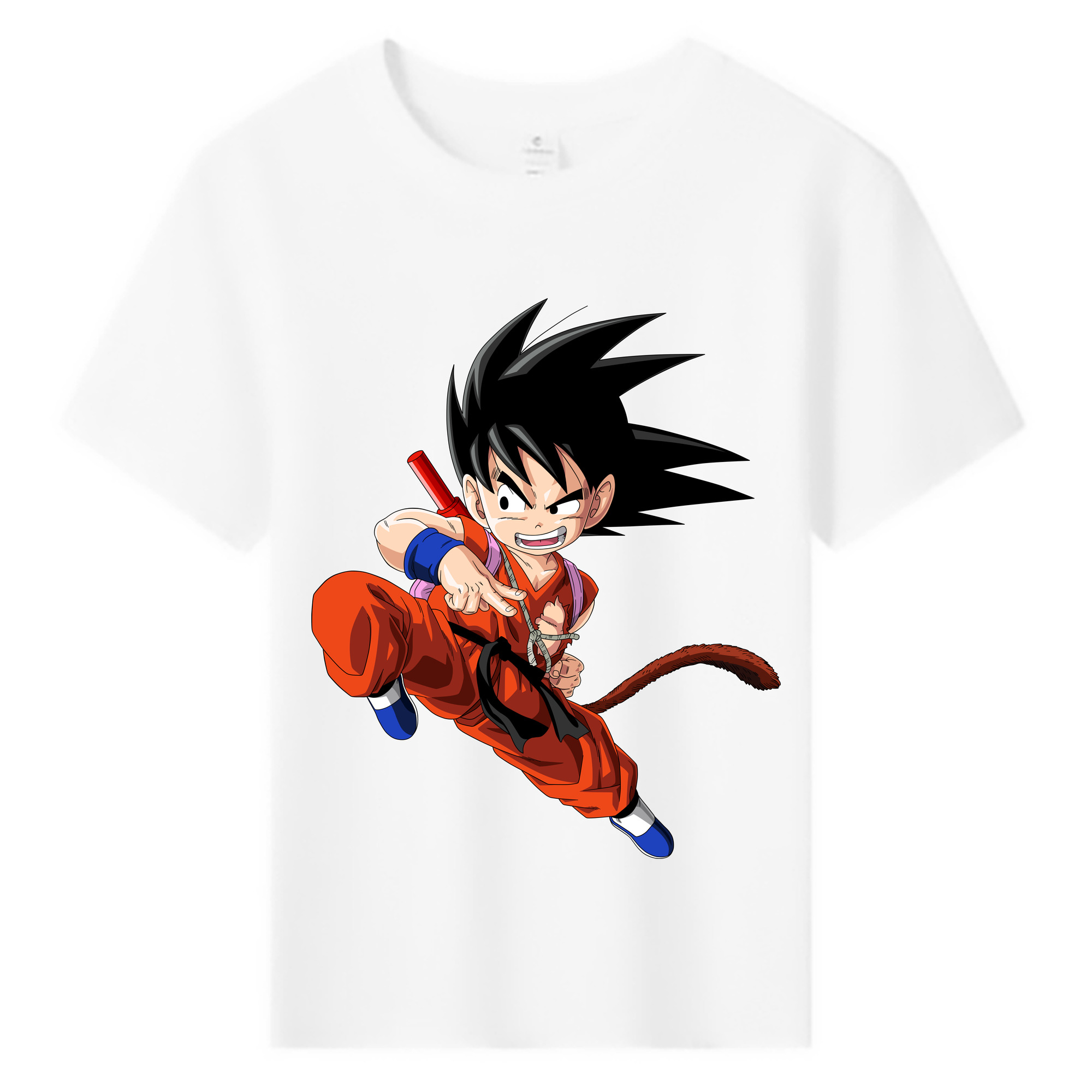 （画像用） ドラゴンボール 孫悟空（そん ごくう）Son Goku カカロット DRAGON BALL Kakarotto 綿100％キッズTシャツ（フロントプリント）
