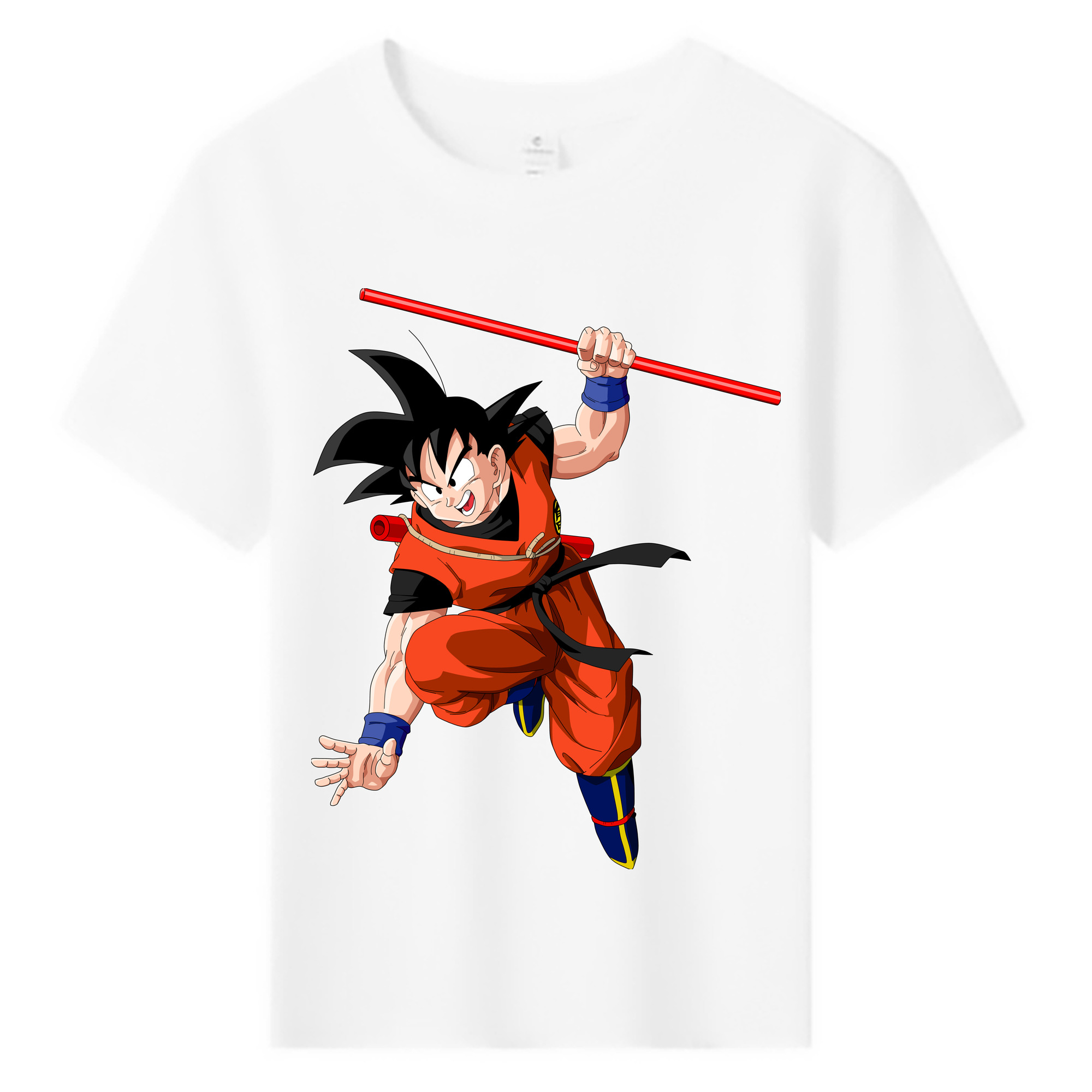 （画像用） ドラゴンボール 孫悟空（そん ごくう）Son Goku カカロット DRAGON BALL Kakarotto 綿100％キッズTシャツ（フロントプリント）