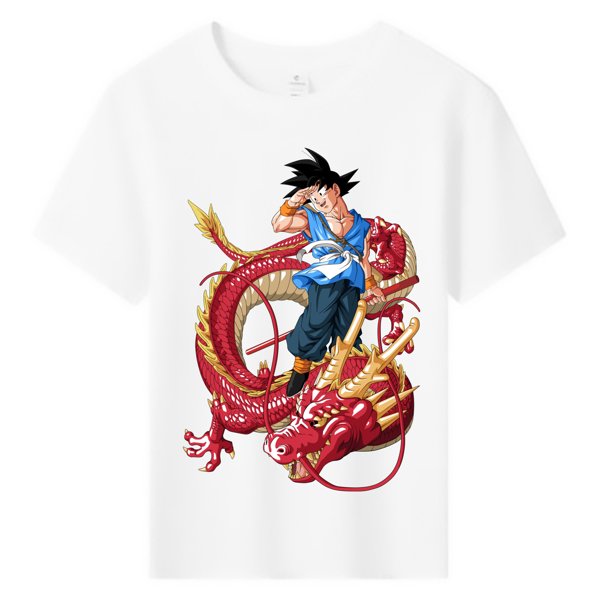 （画像用） ドラゴンボール 孫悟空（そん ごくう）Son Goku カカロット DRAGON BALL Kakarotto 綿100％キッズTシャツ（フロントプリント）