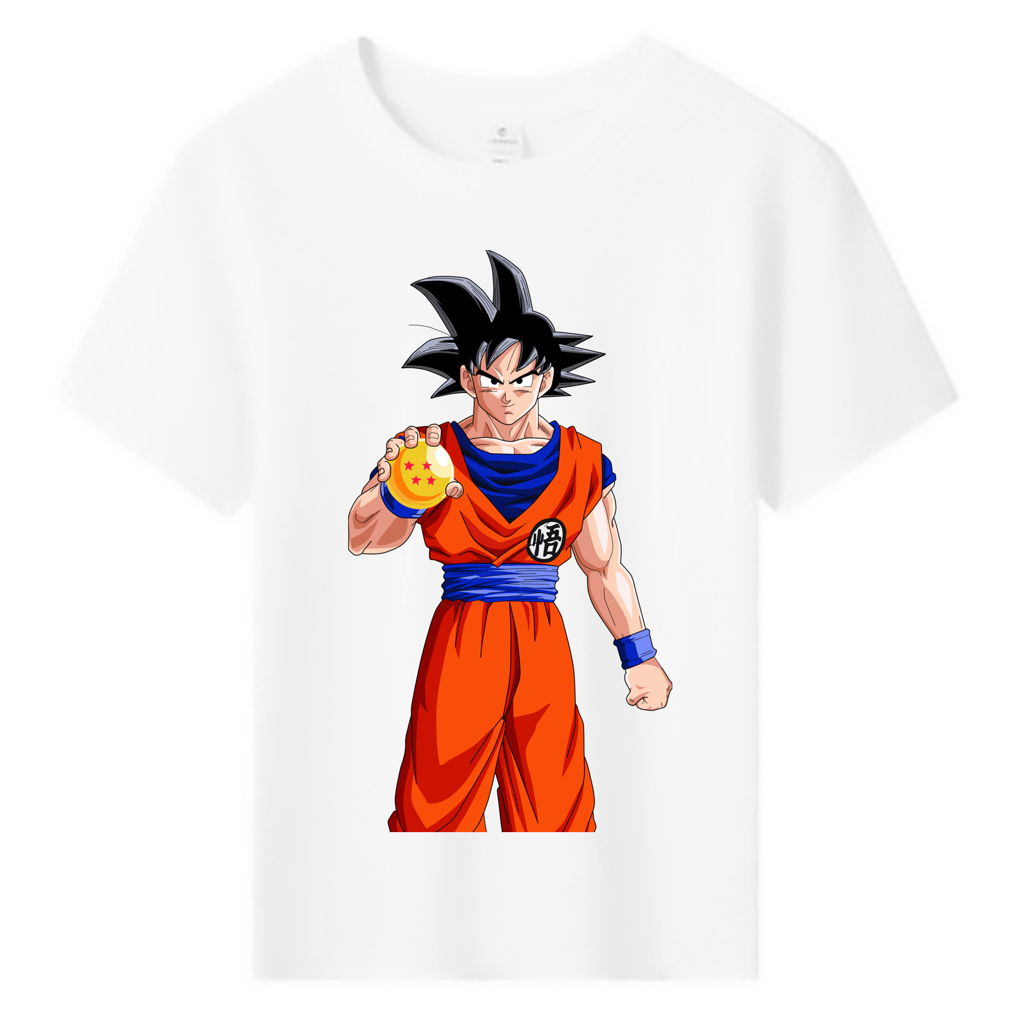 （画像用） ドラゴンボール 孫悟空（そん ごくう）Son Goku カカロット DRAGON BALL Kakarotto 綿100％キッズTシャツ（フロントプリント）