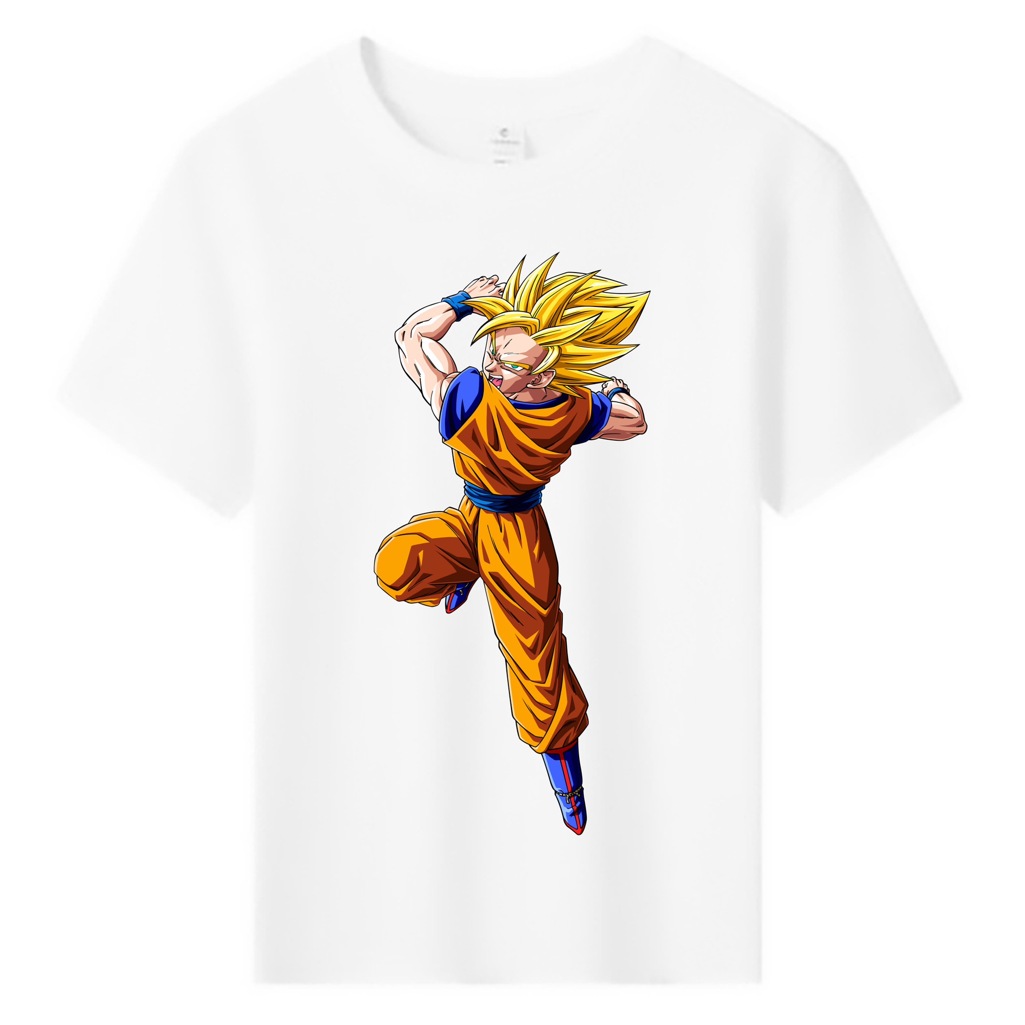 （画像用） ドラゴンボール 孫悟空（そん ごくう）Son Goku カカロット DRAGON BALL Kakarotto 綿100％キッズTシャツ（フロントプリント）