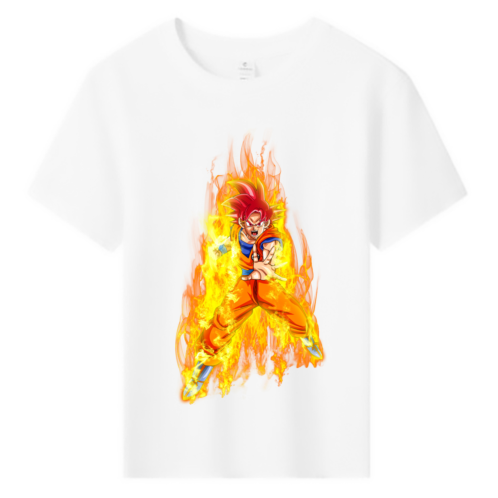 （画像用） ドラゴンボール 孫悟空（そん ごくう）Son Goku カカロット DRAGON BALL Kakarotto 綿100％キッズTシャツ（フロントプリント）