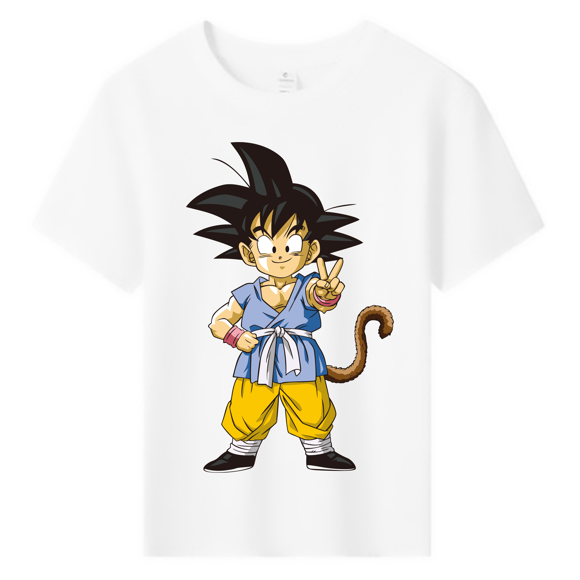 （画像用） ドラゴンボール 孫悟空（そん ごくう）Son Goku カカロット DRAGON BALL Kakarotto 綿100％キッズTシャツ（フロントプリント）