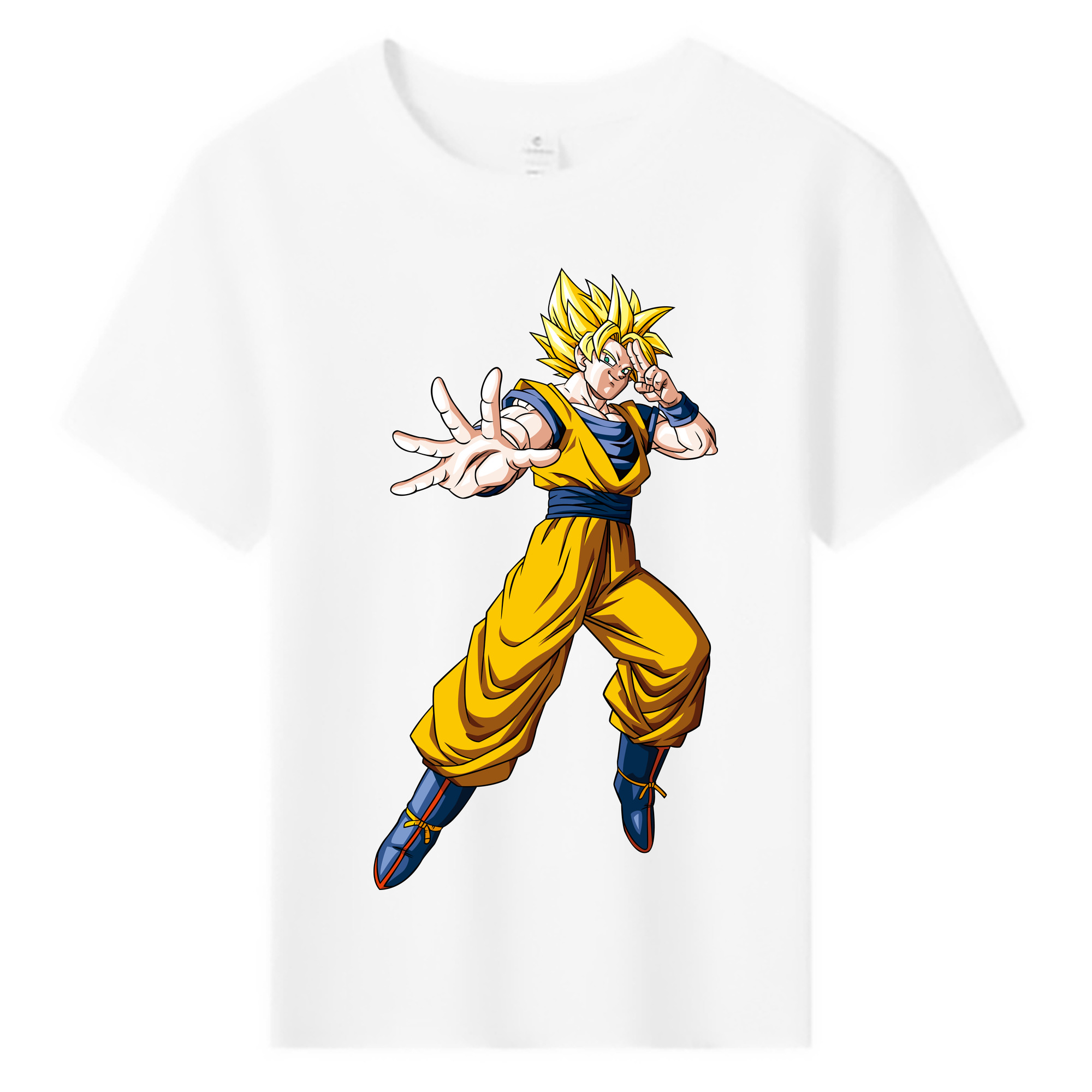 （画像用） ドラゴンボール 孫悟空（そん ごくう）Son Goku カカロット DRAGON BALL Kakarotto 綿100％キッズTシャツ（フロントプリント）