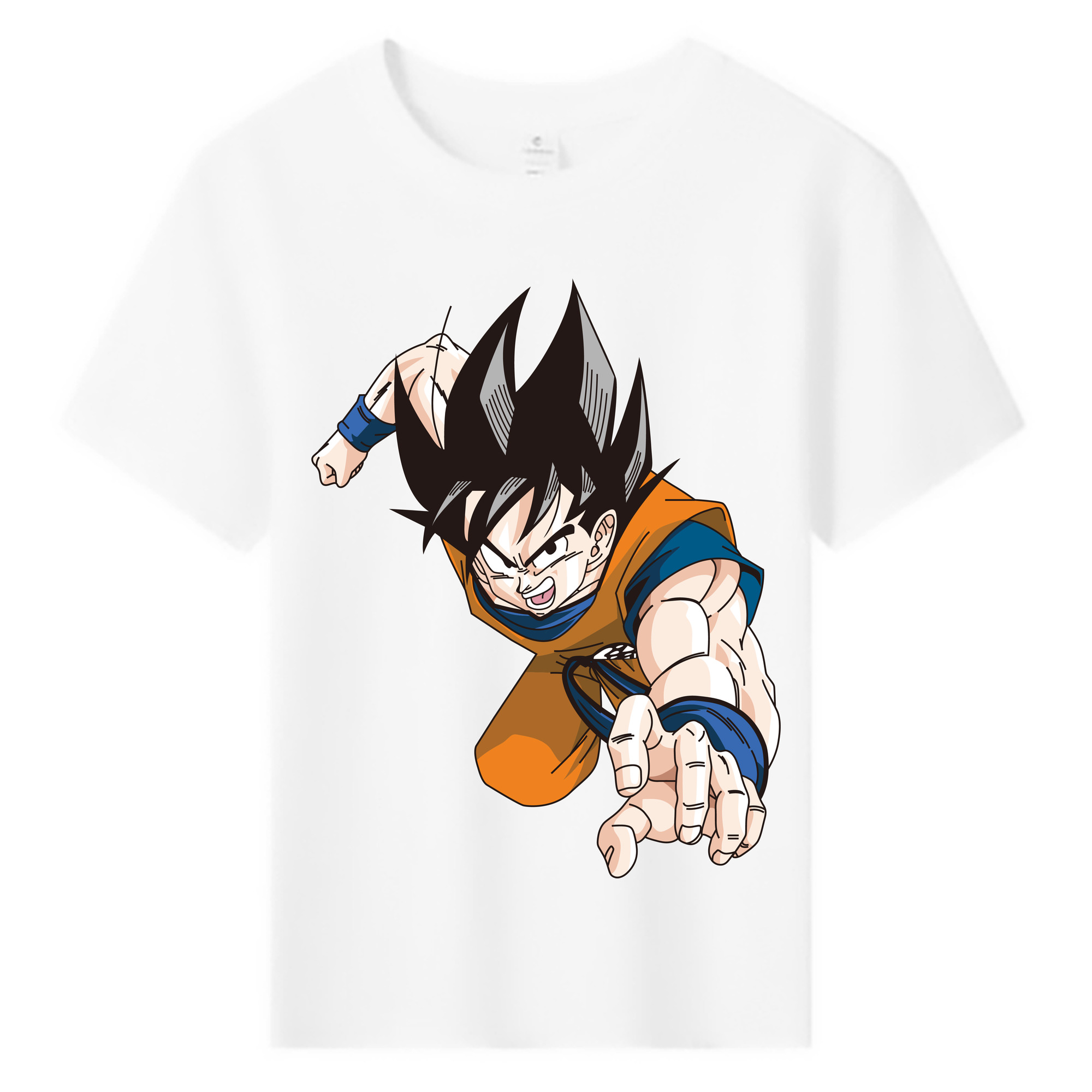 （画像用） ドラゴンボール 孫悟空（そん ごくう）Son Goku カカロット DRAGON BALL Kakarotto 綿100％キッズTシャツ（フロントプリント）