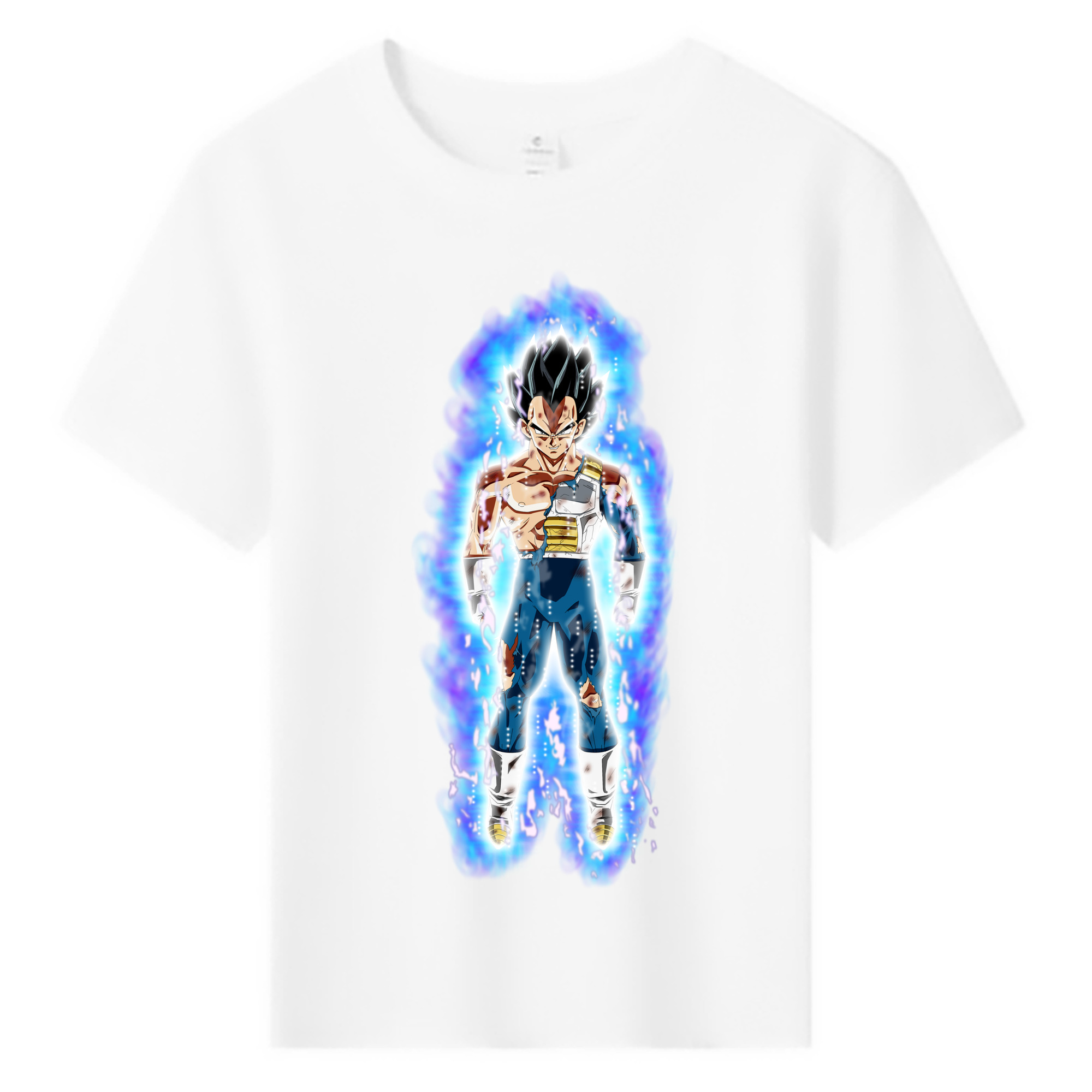 （画像用） ドラゴンボール ベジータ四世（Bejīta Yonsei）DRAGON BALL Vegeta IV 綿100％キッズTシャツ（フロントプリント）