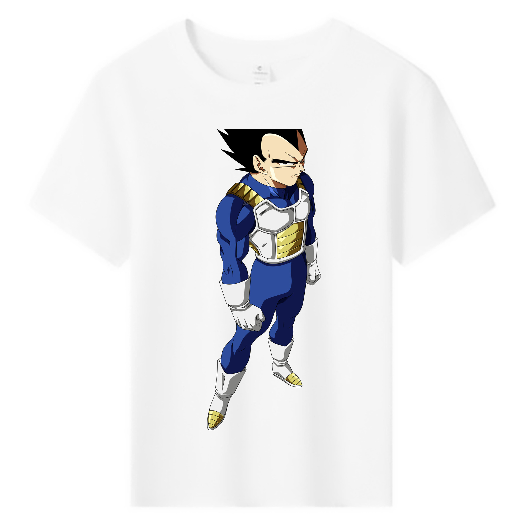 （画像用） ドラゴンボール ベジータ四世（Bejīta Yonsei）DRAGON BALL Vegeta IV 綿100％キッズTシャツ（フロントプリント）