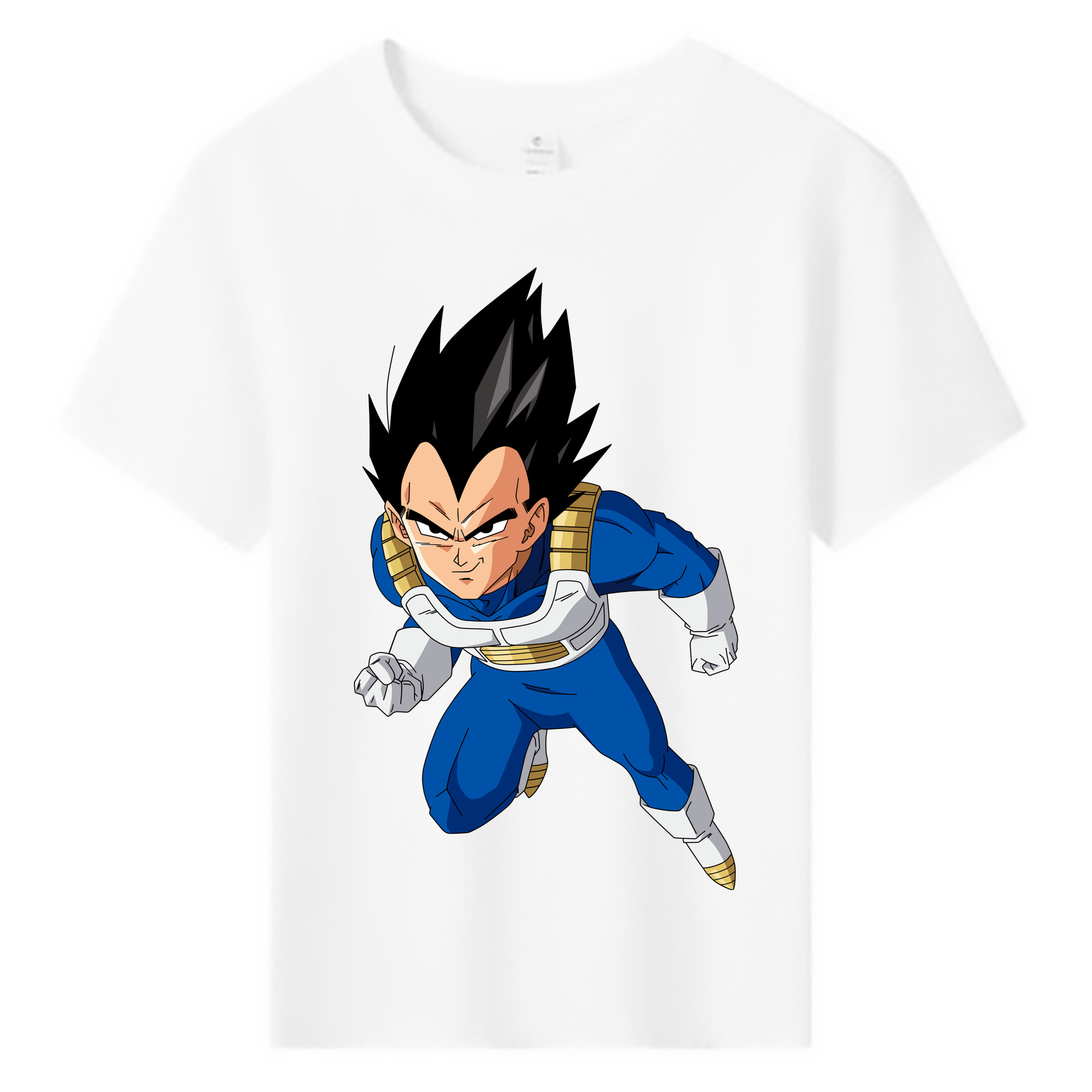 （画像用） ドラゴンボール ベジータ四世（Bejīta Yonsei）DRAGON BALL Vegeta IV 綿100％キッズTシャツ（フロントプリント）