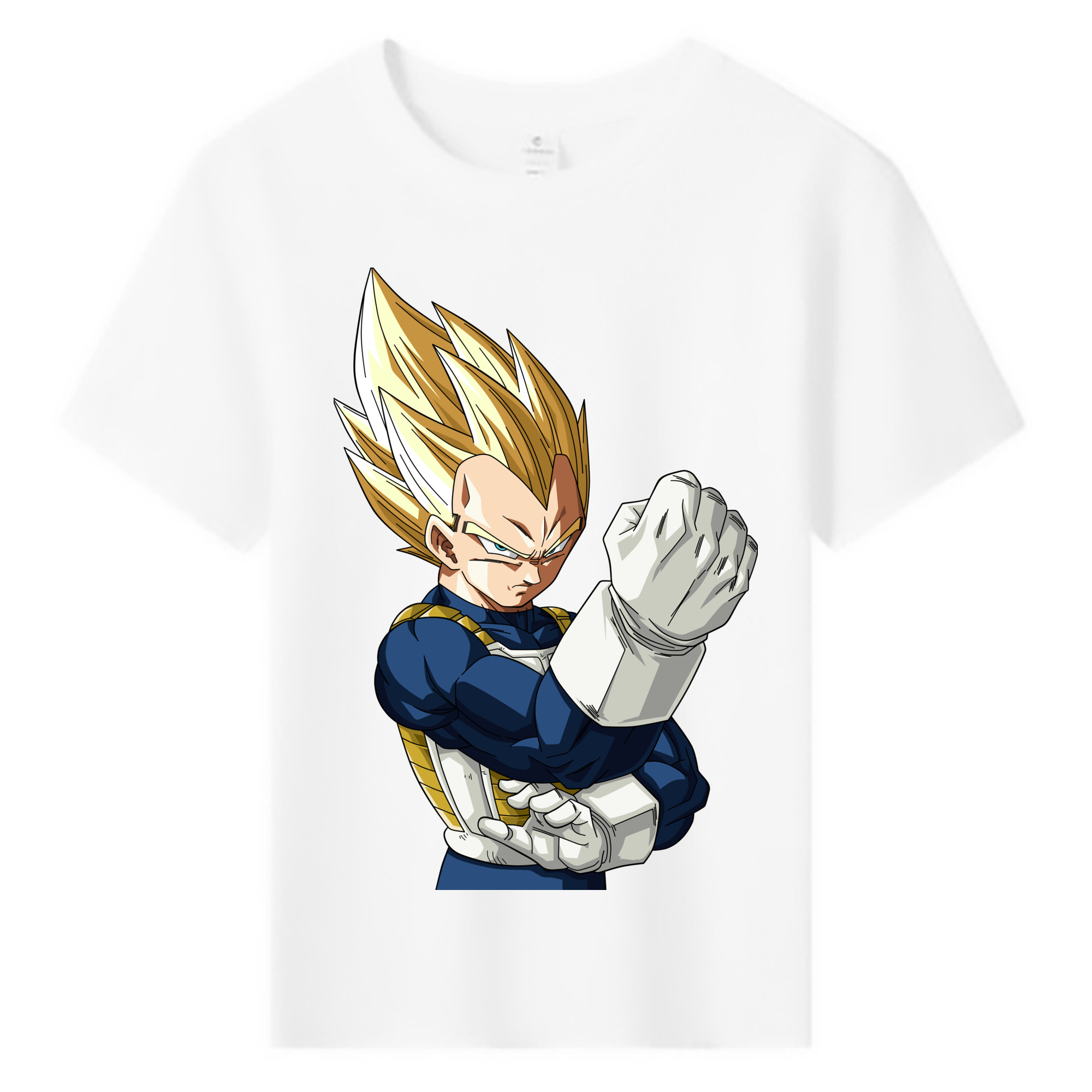 （画像用） ドラゴンボール ベジータ四世（Bejīta Yonsei）DRAGON BALL Vegeta IV 綿100％キッズTシャツ（フロントプリント）